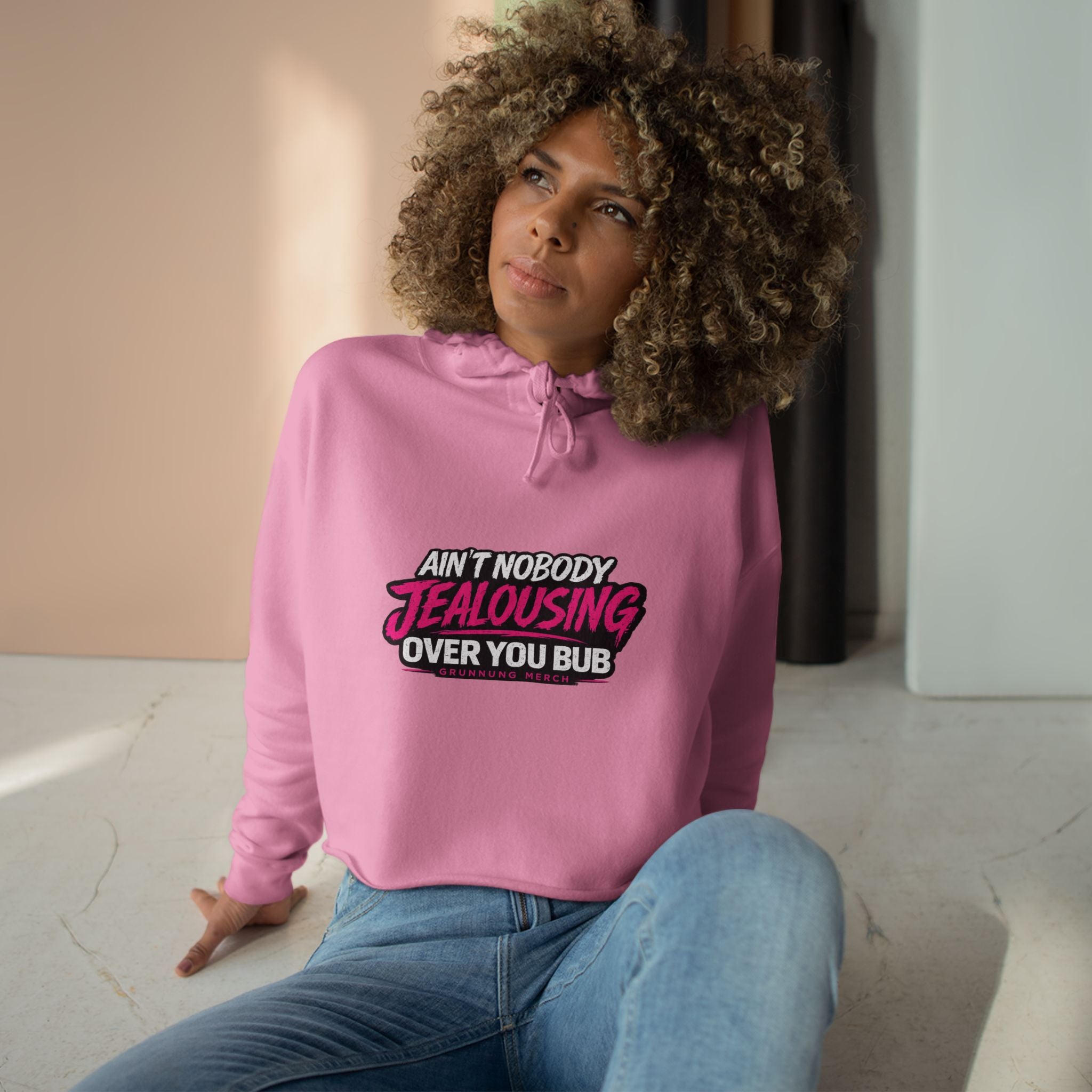 Jealousing Crop Hoodie