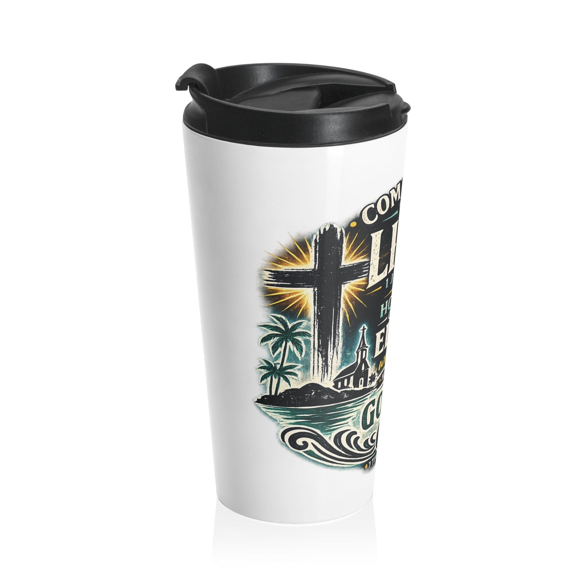 'Coming Of the Light 1871' Stainless Steel Travel Mug