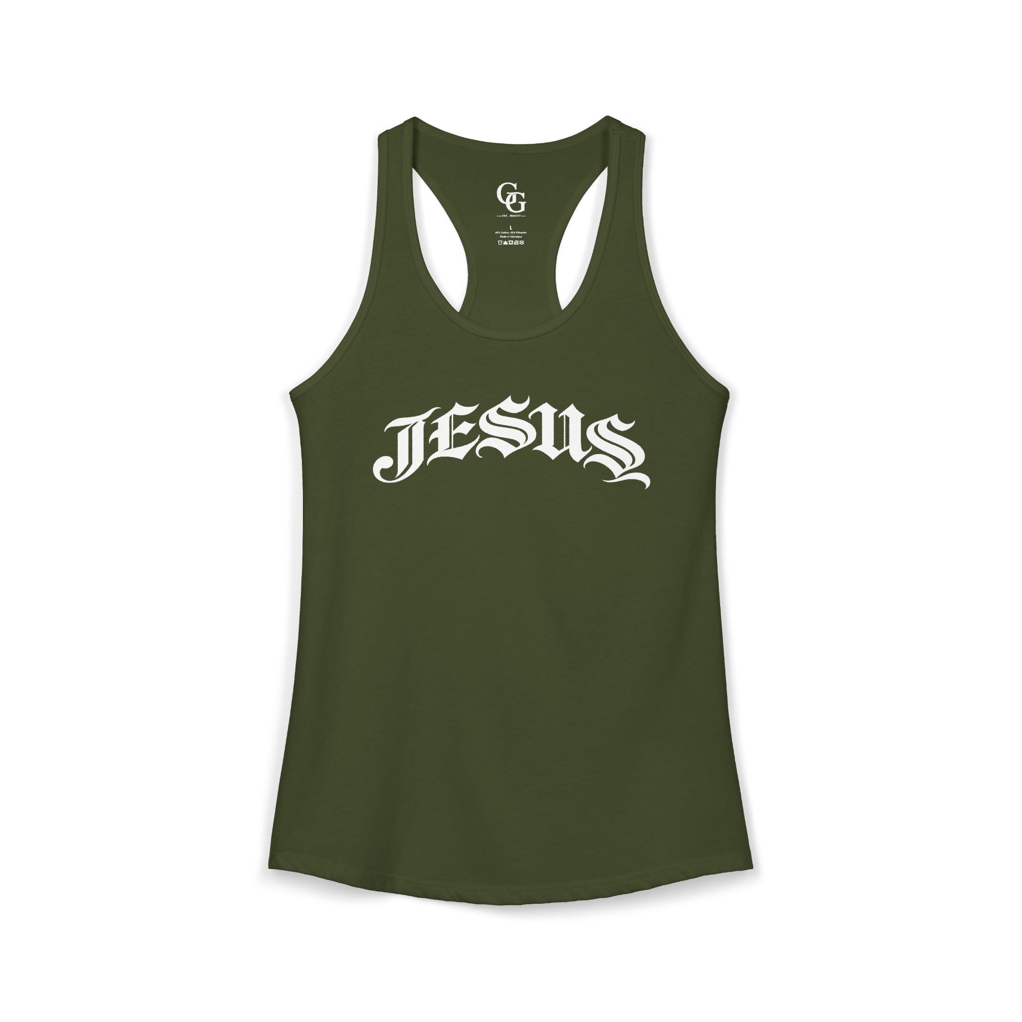 JESUS Women's Ideal Racerback Tank