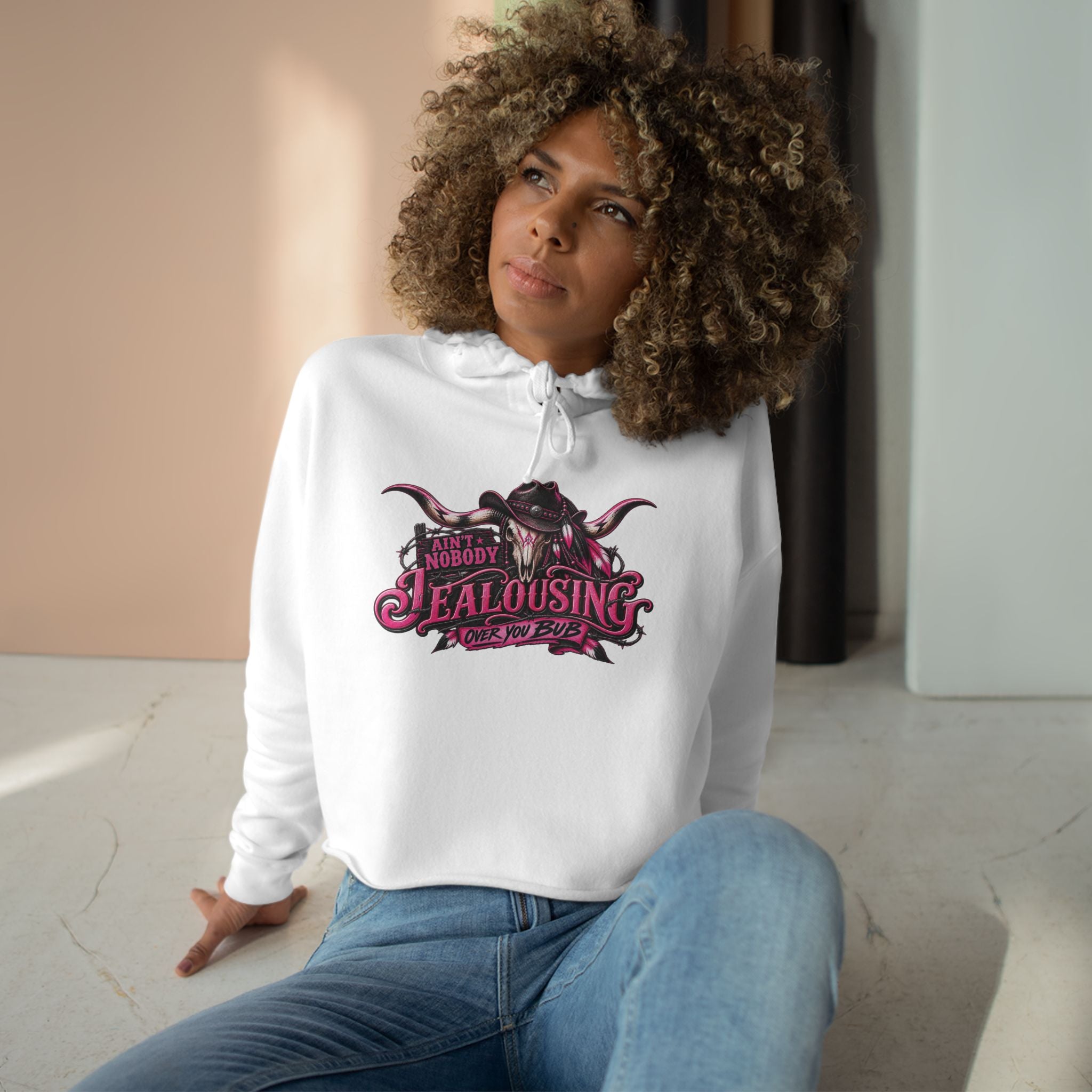 Jealousing Crop Hoodie