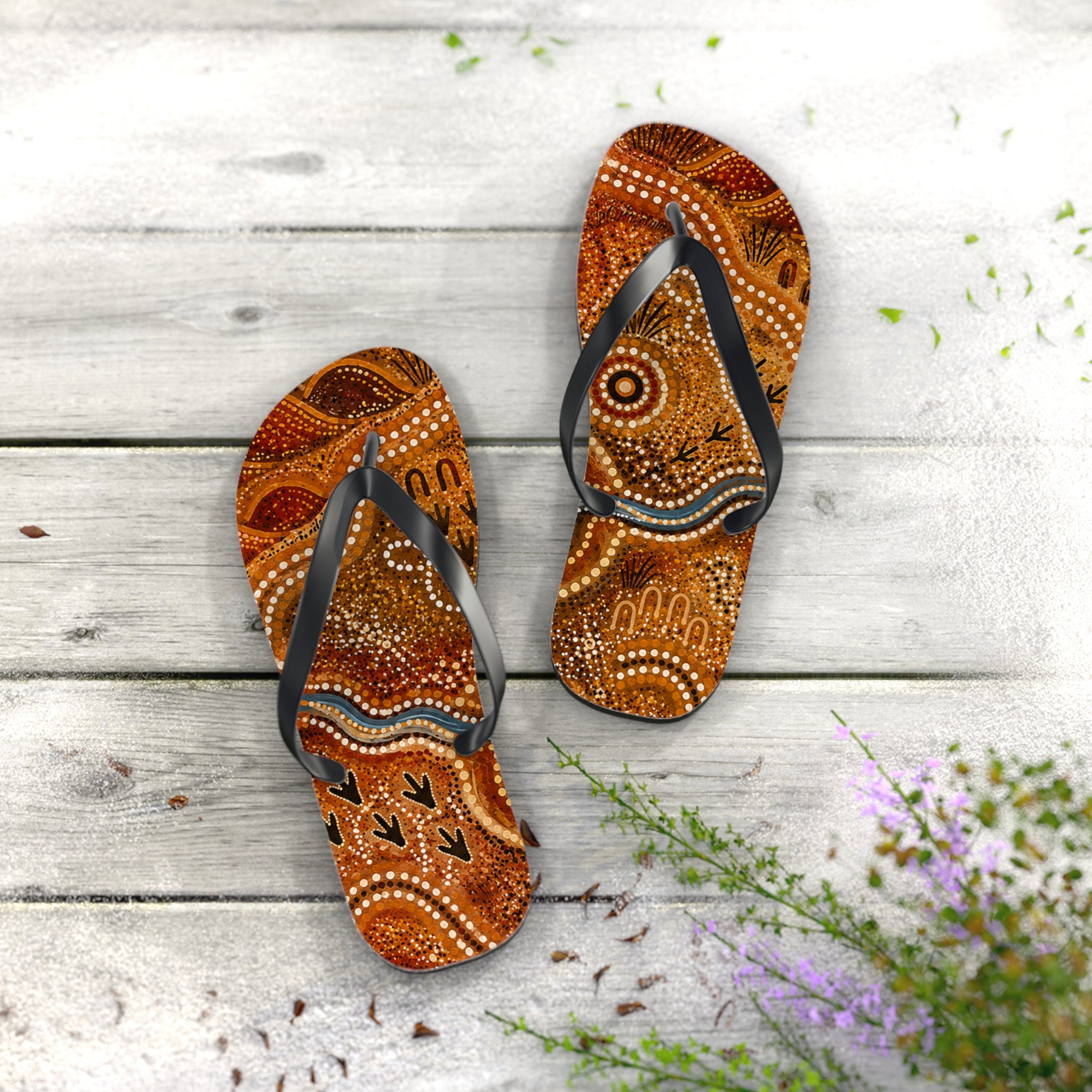 Walking On Country Flip Flops