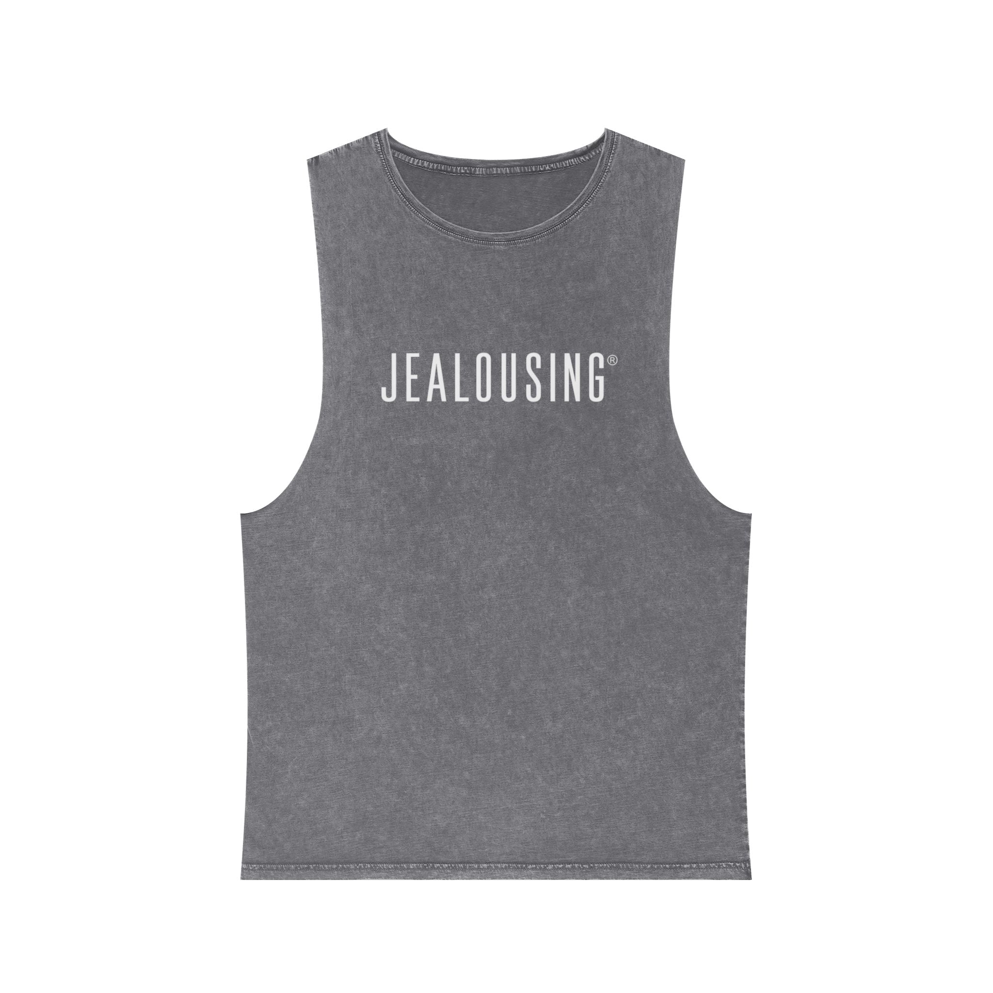 Unisex Jealousing Stonewash Singlet