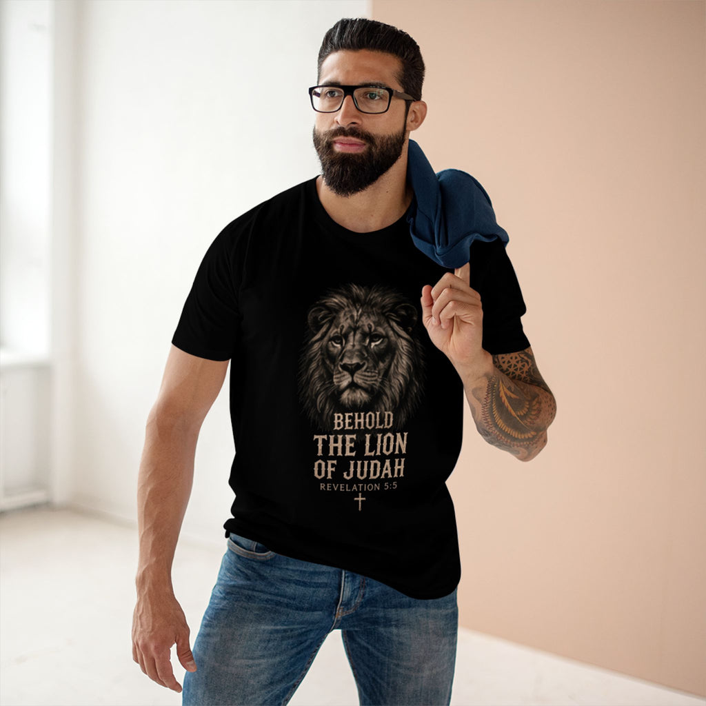 Lion of Judah T-Shirt – "Behold the Lion of Judah" Christian Tee (Revelation 5:5)