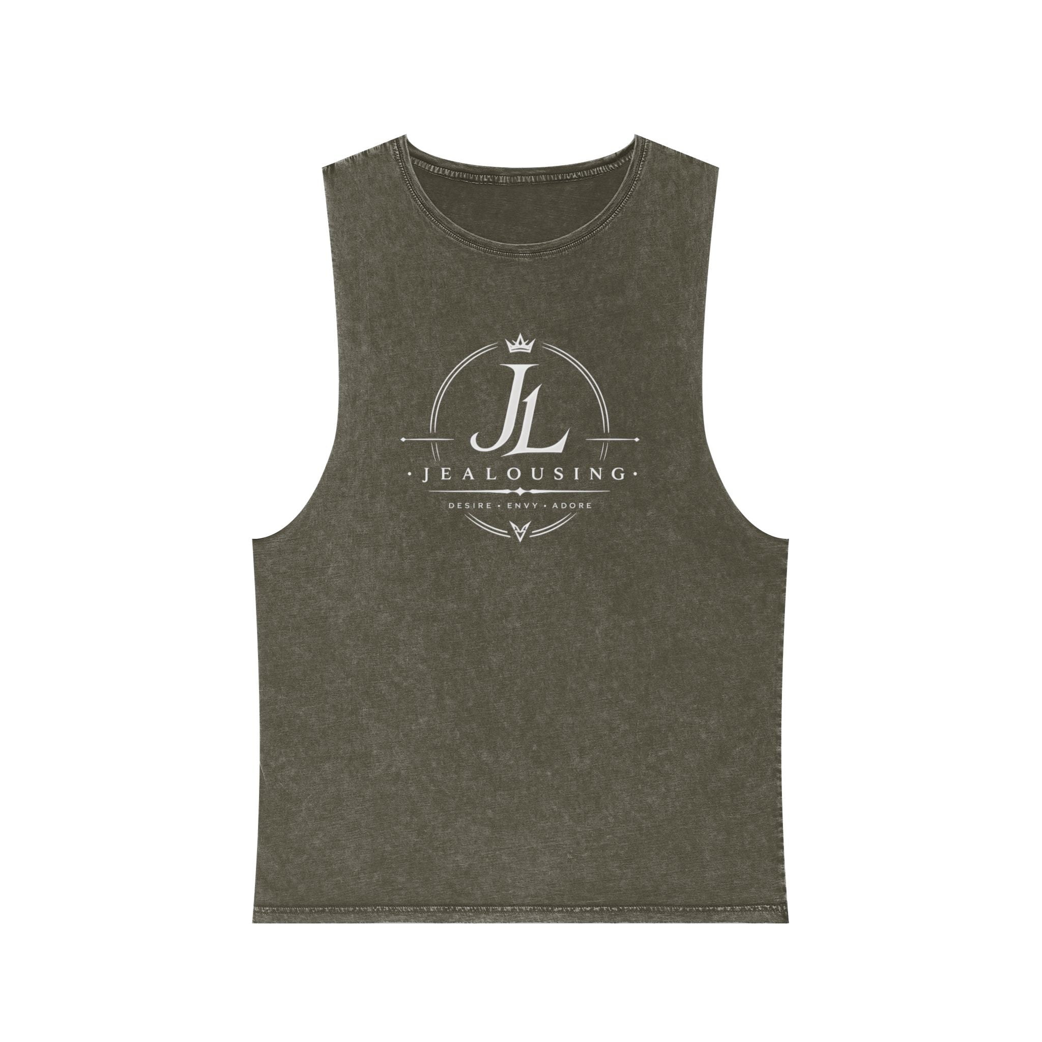 Unisex Jealousing Stonewash Singlet