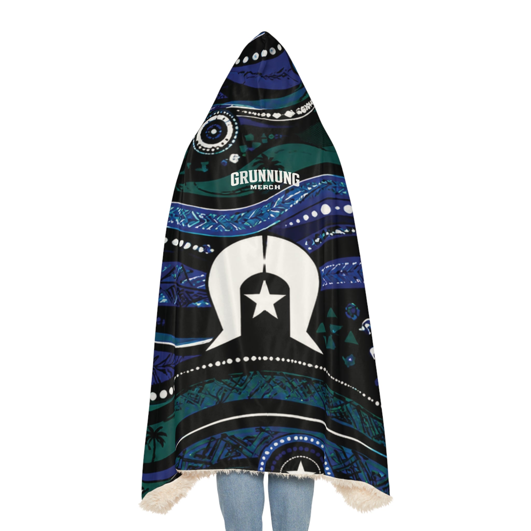 Salt Water Strong Hooded Snuggle Blanket