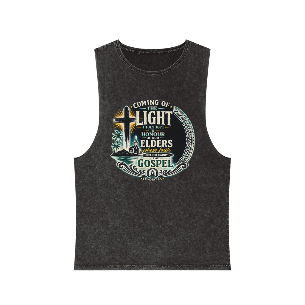 'Coming Of The Light 1871' Stonewash Tank Top