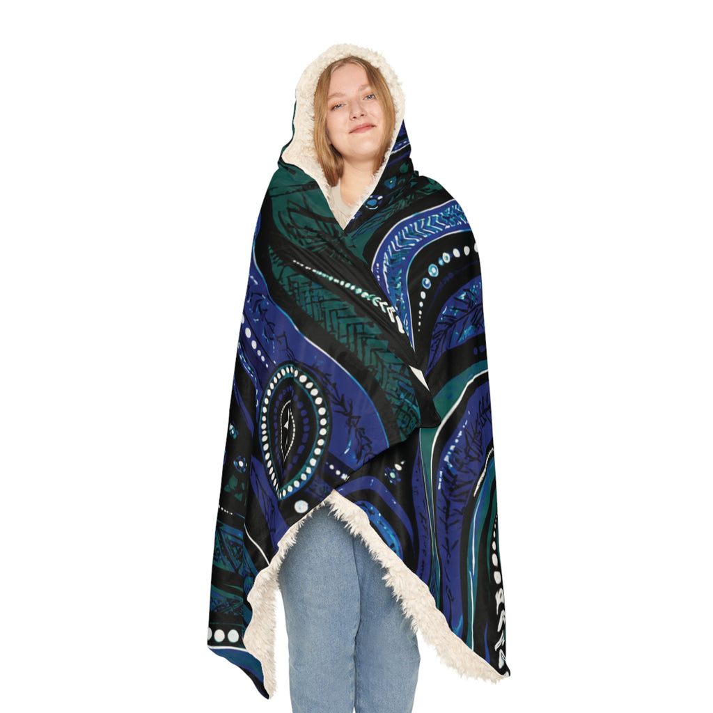 Salt Water Strong Hooded Snuggle Blanket