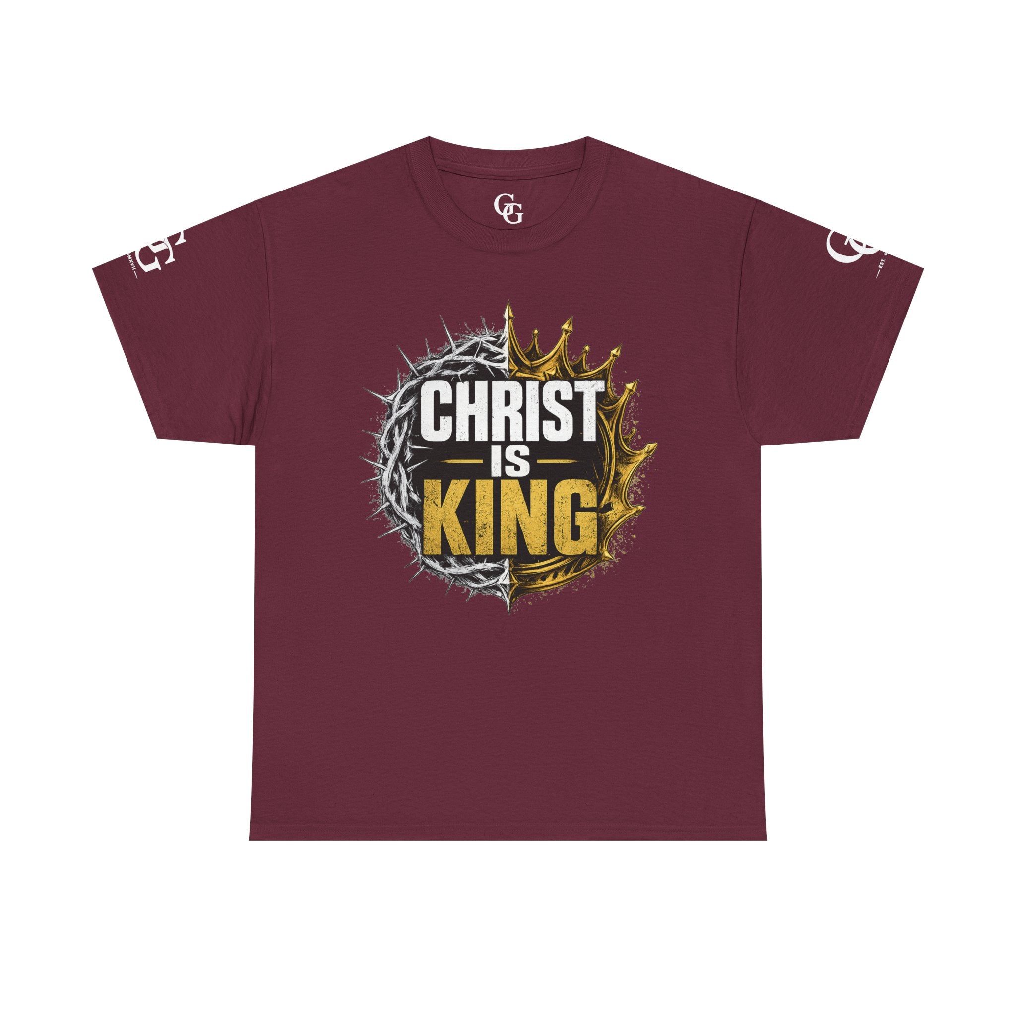 CHRIST IS KING – Christian Heavy Cotton T-Shirt