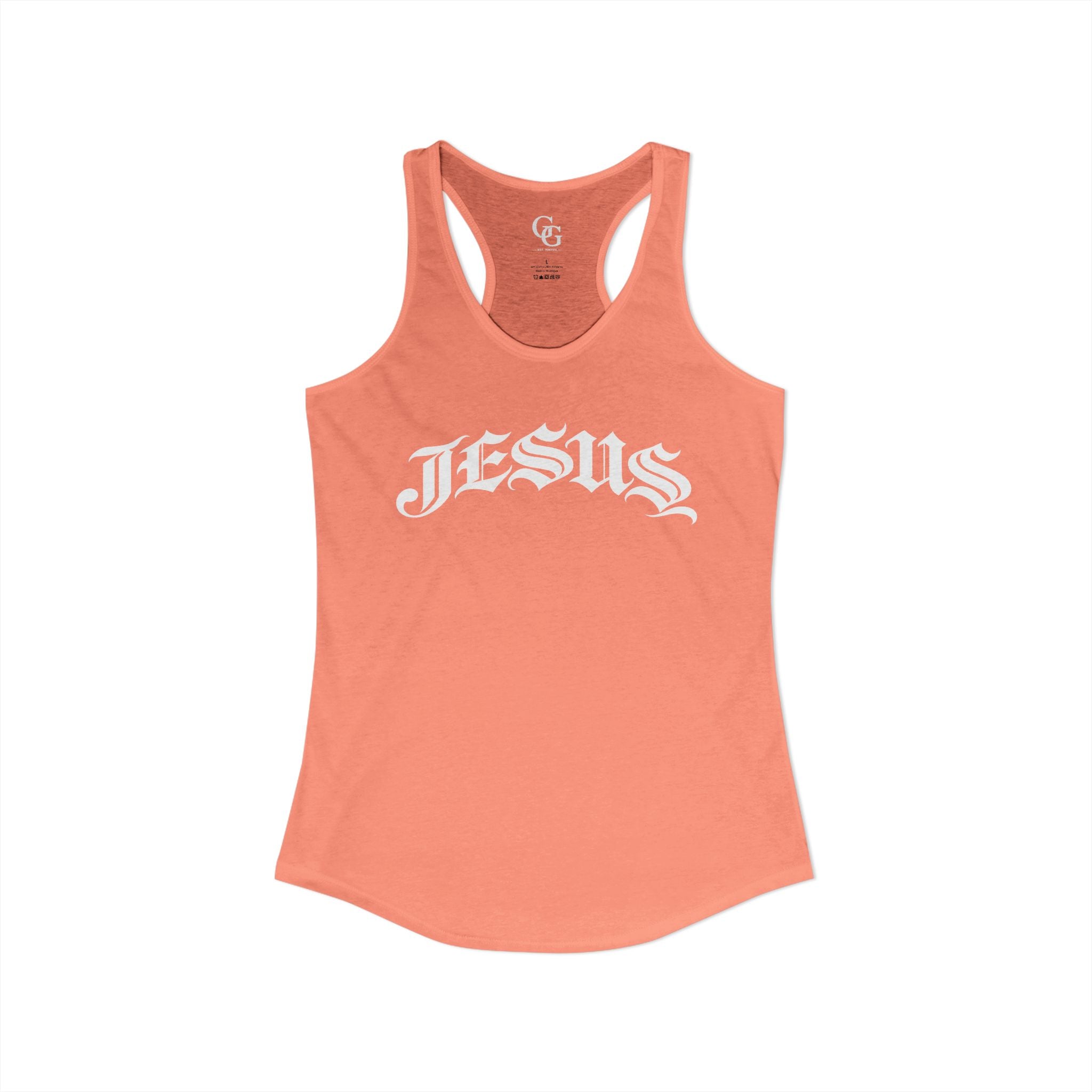 JESUS Women's Ideal Racerback Tank