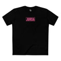 Jurda Pink Logo Tee — Minimalist Women's Graphic T‑Shirt