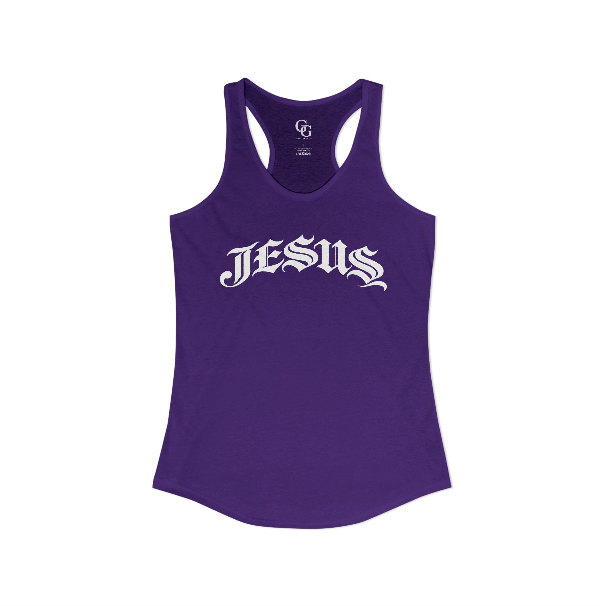 JESUS Women's Ideal Racerback Tank