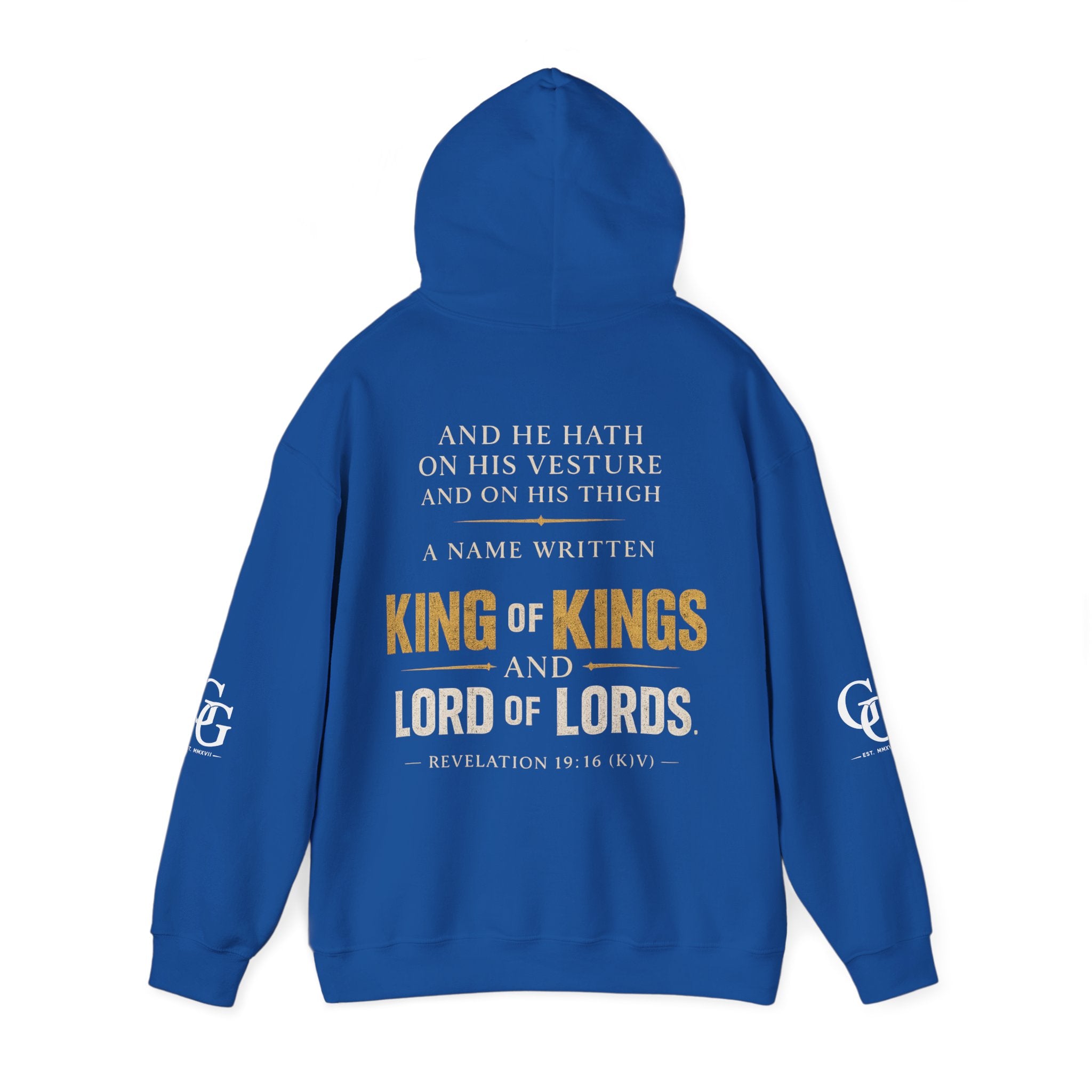 Christian 'Christ Is King' Hoodie — King of Kings Scripture Sweatshirt