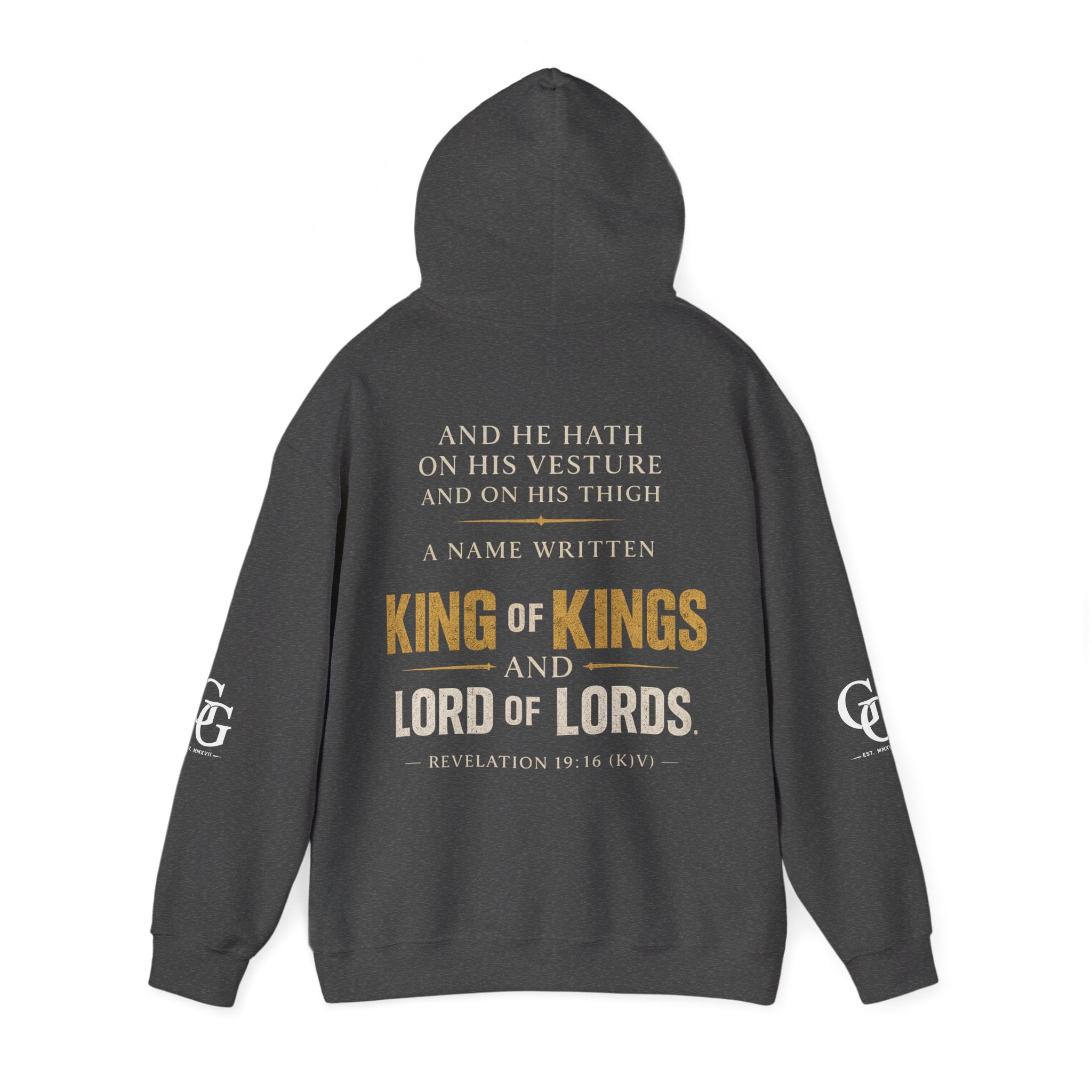 Christian 'Christ Is King' Hoodie — King of Kings Scripture Sweatshirt