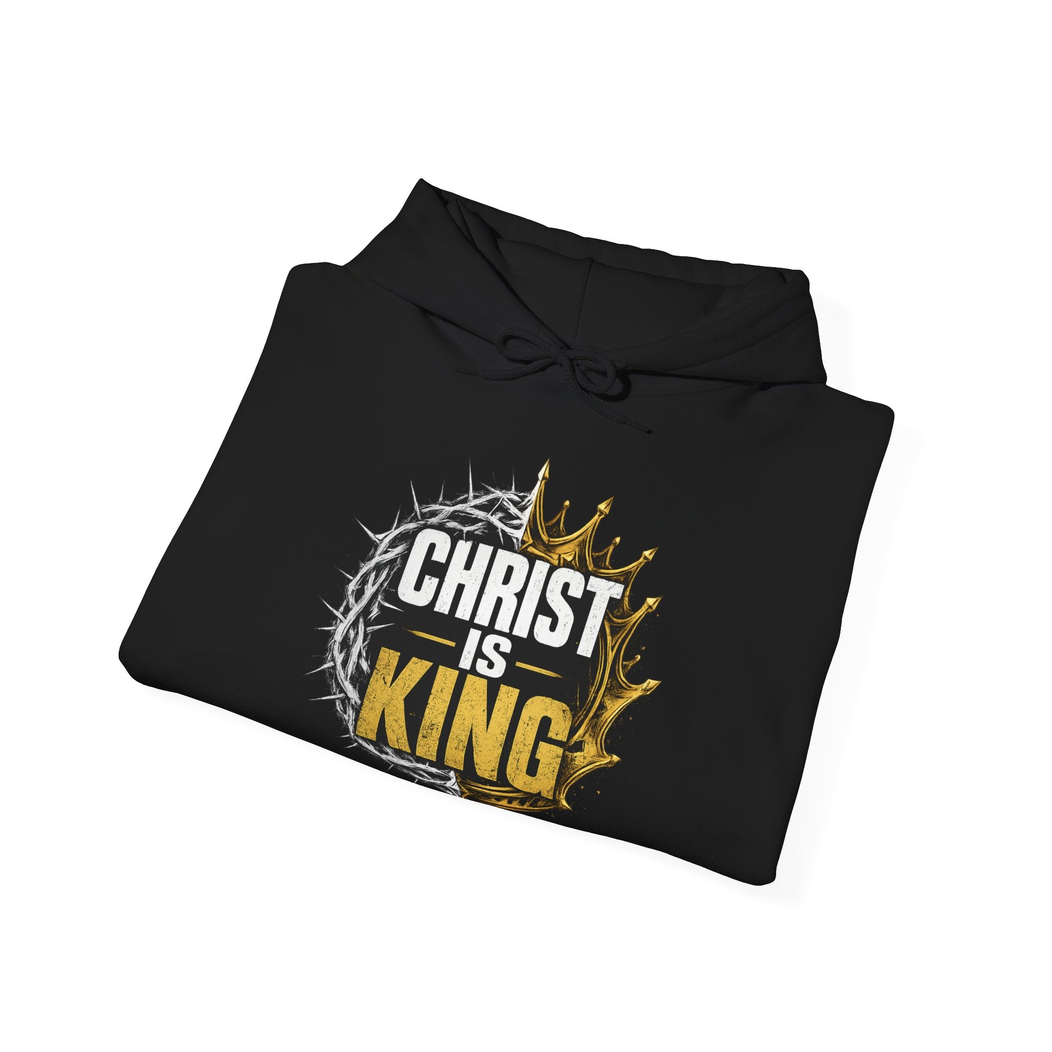 Christian 'Christ Is King' Hoodie — King of Kings Scripture Sweatshirt
