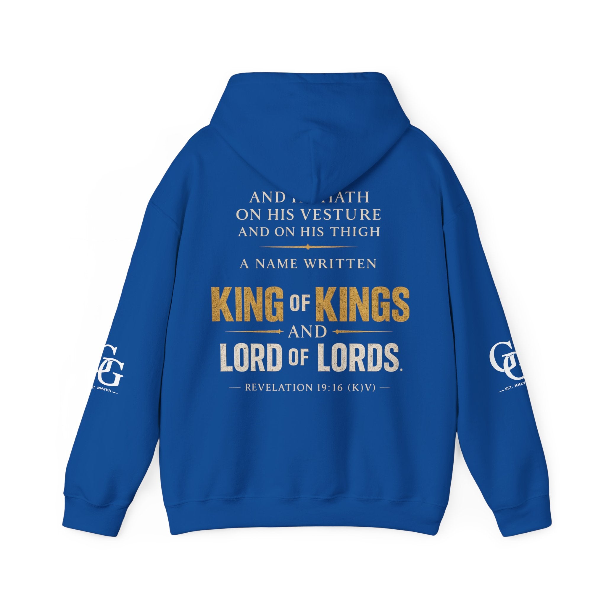 Christian 'Christ Is King' Hoodie — King of Kings Scripture Sweatshirt