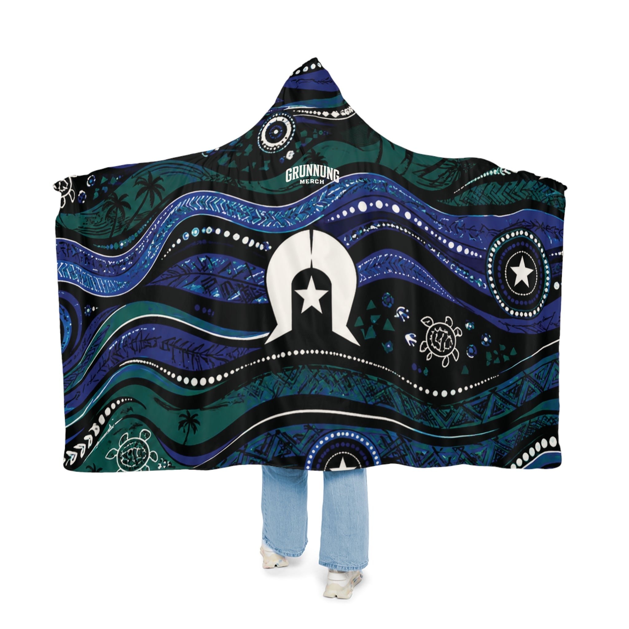 Salt Water Strong Hooded Snuggle Blanket