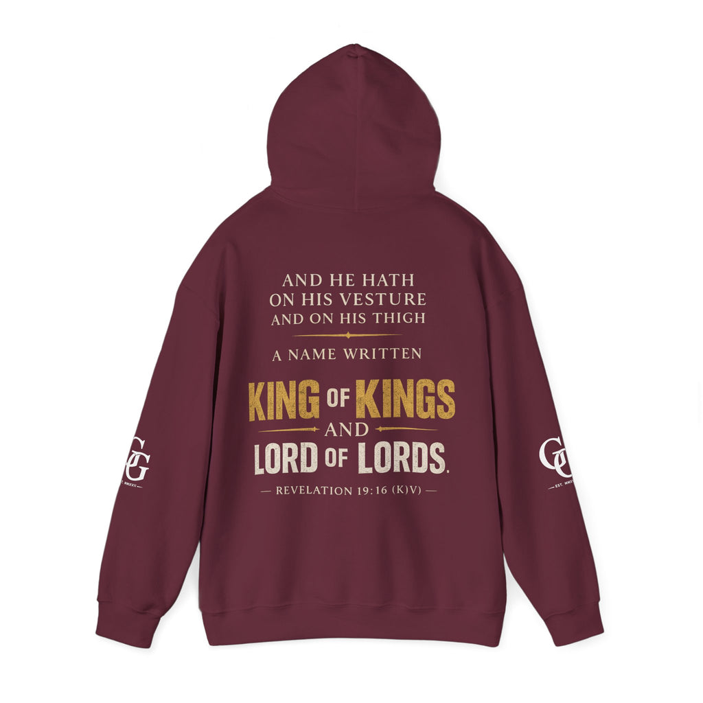 Christian 'Christ Is King' Hoodie — King of Kings Scripture Sweatshirt