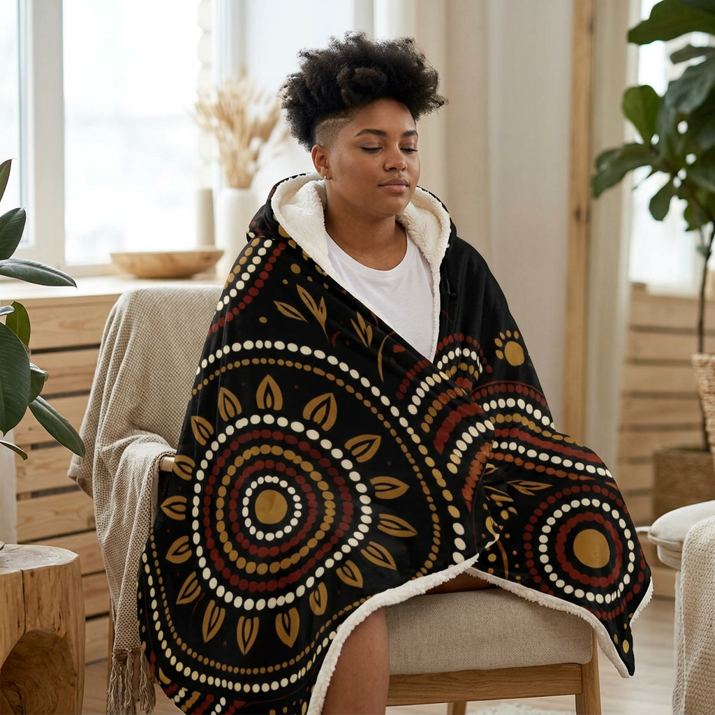 GRUNNUNG WALKABOUT SERIES - Hooded Snuggle Blanket