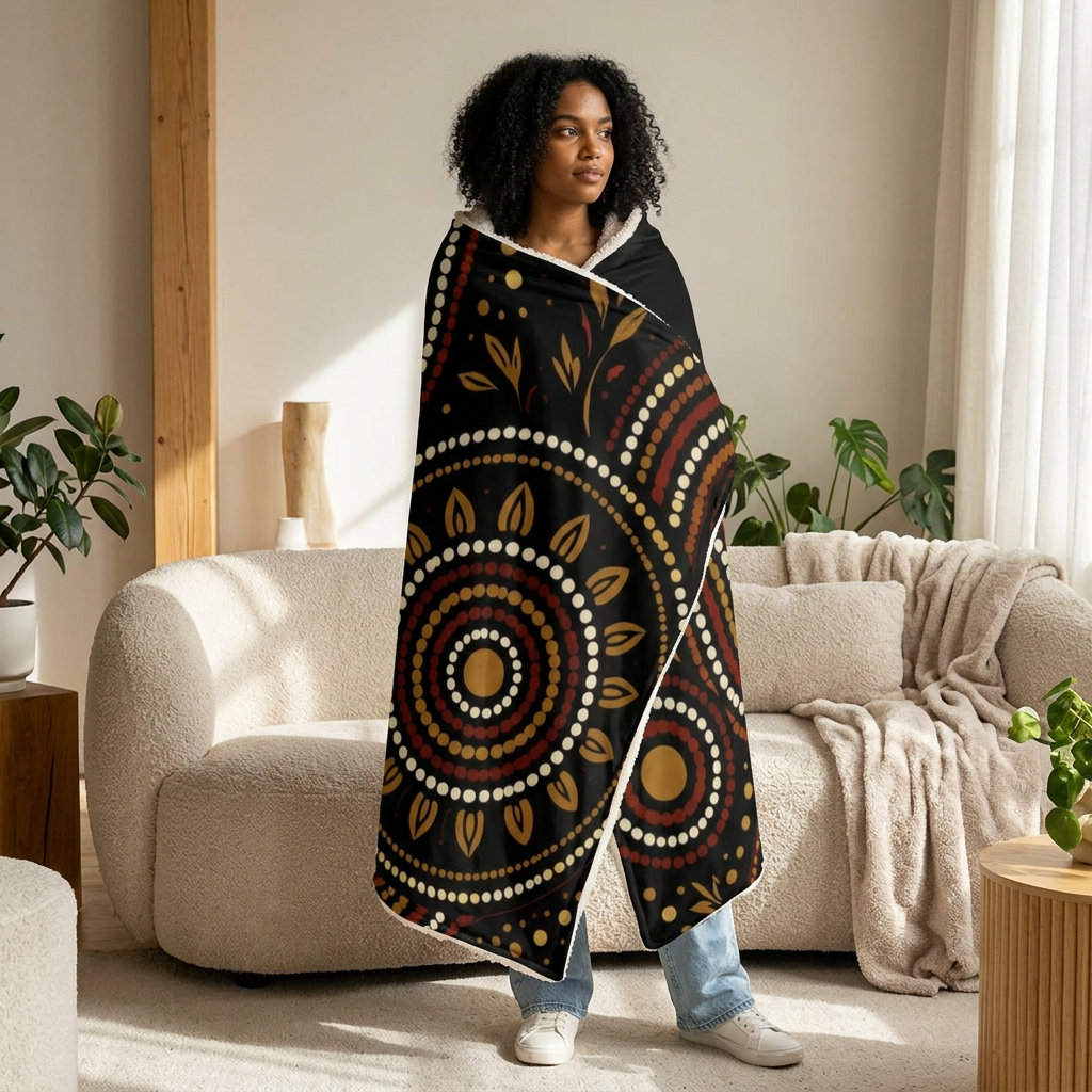 GRUNNUNG WALKABOUT SERIES - Hooded Snuggle Blanket
