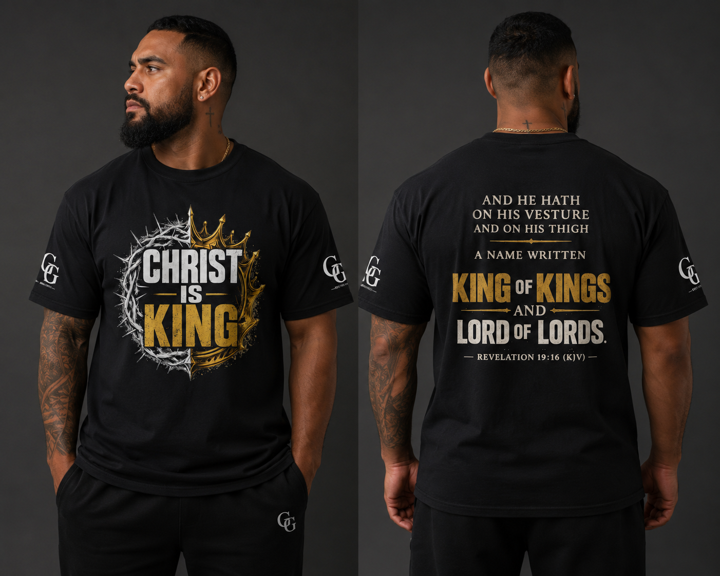 CHRIST IS KING – Christian Heavy Cotton T-Shirt