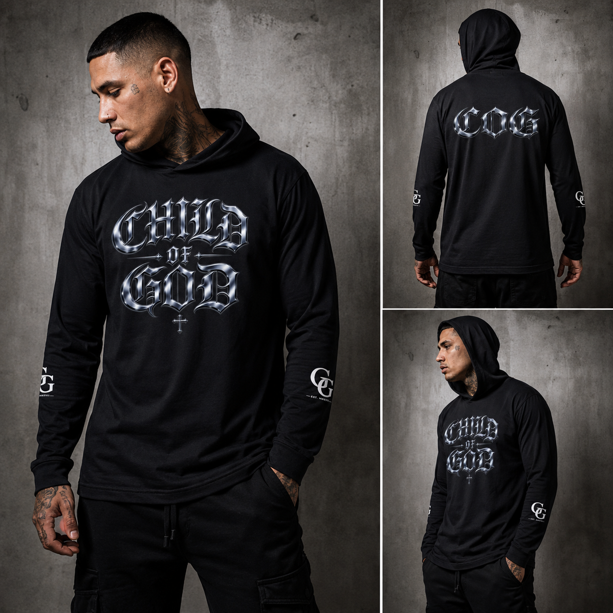 CHILD OF GOD Hooded Long Sleeve