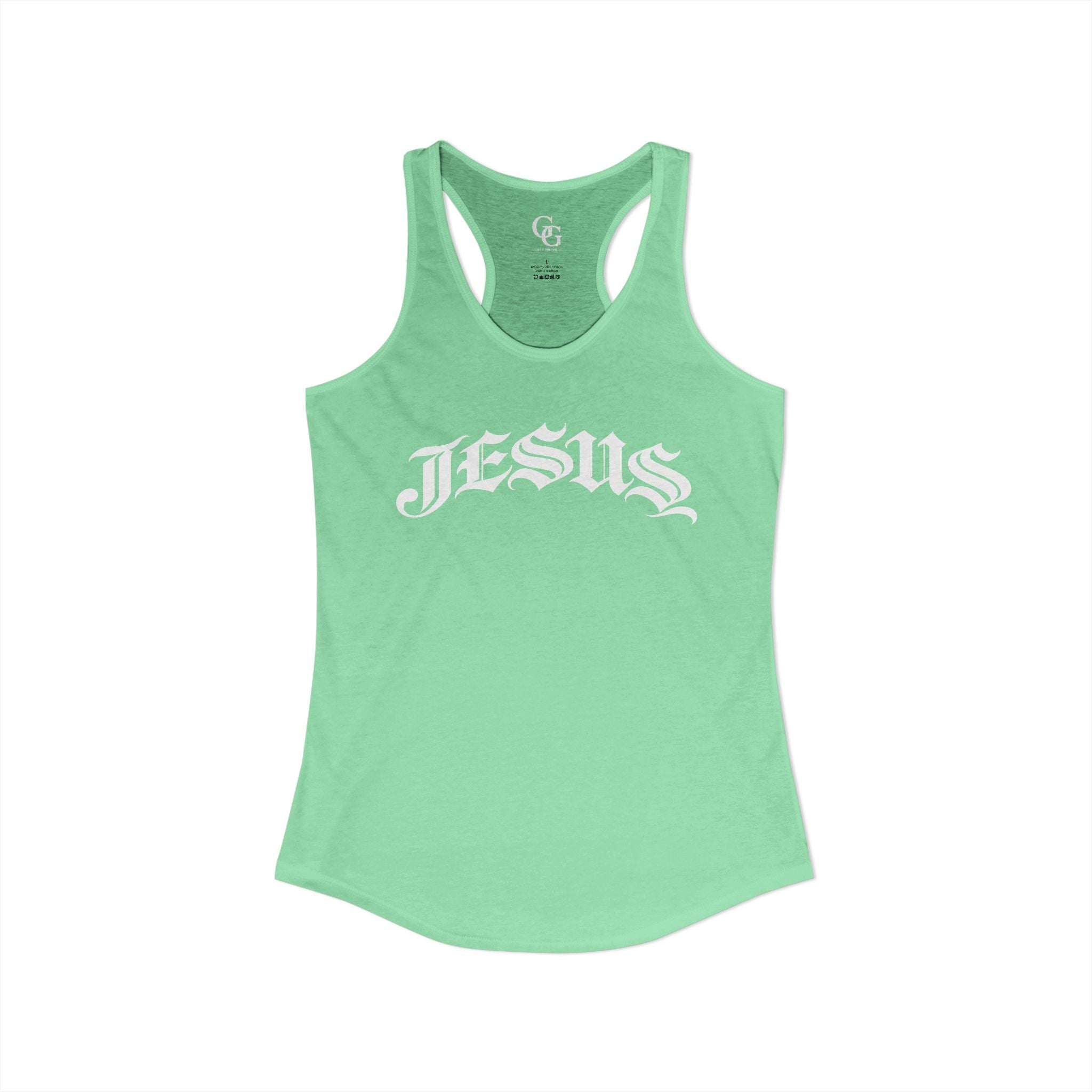 JESUS Women's Ideal Racerback Tank