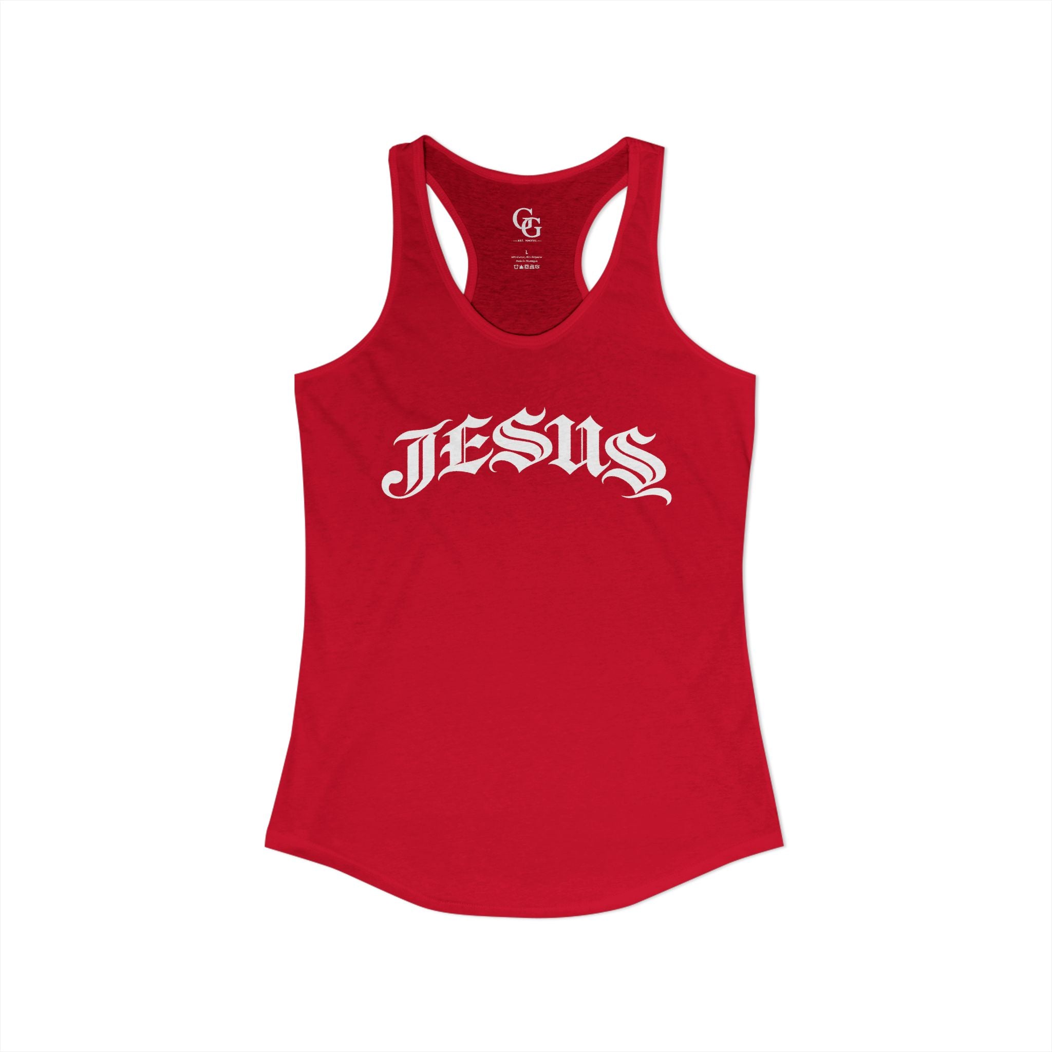 JESUS Women's Ideal Racerback Tank