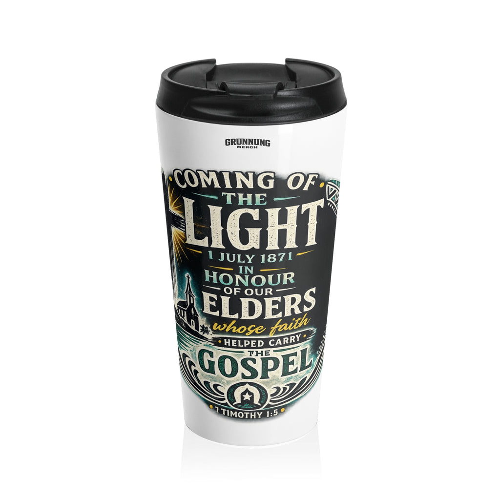 'Coming Of the Light 1871' Stainless Steel Travel Mug
