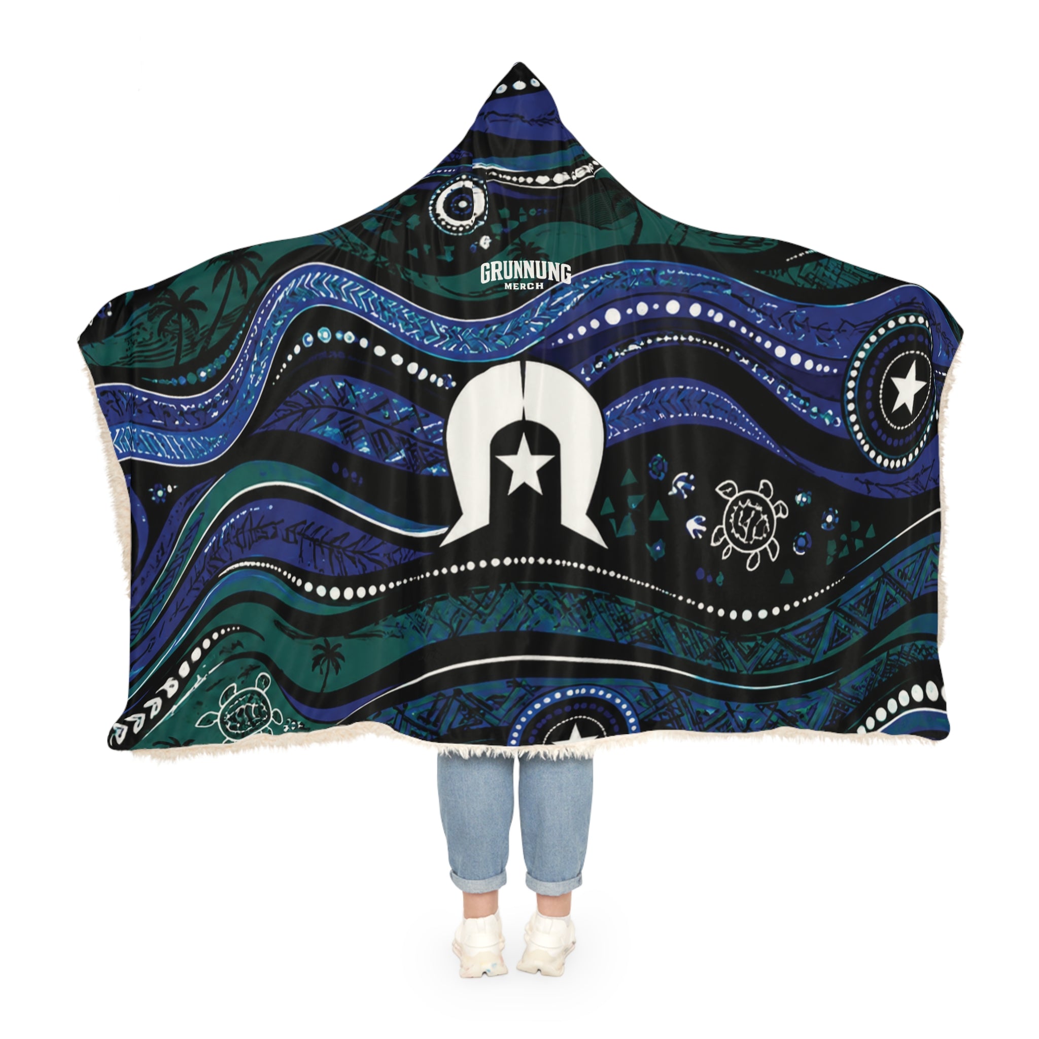 Salt Water Strong Hooded Snuggle Blanket