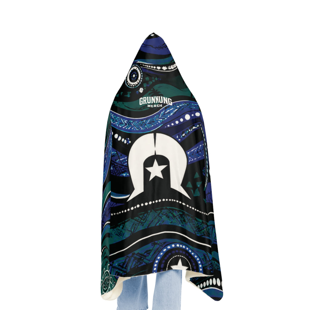 Salt Water Strong Hooded Snuggle Blanket