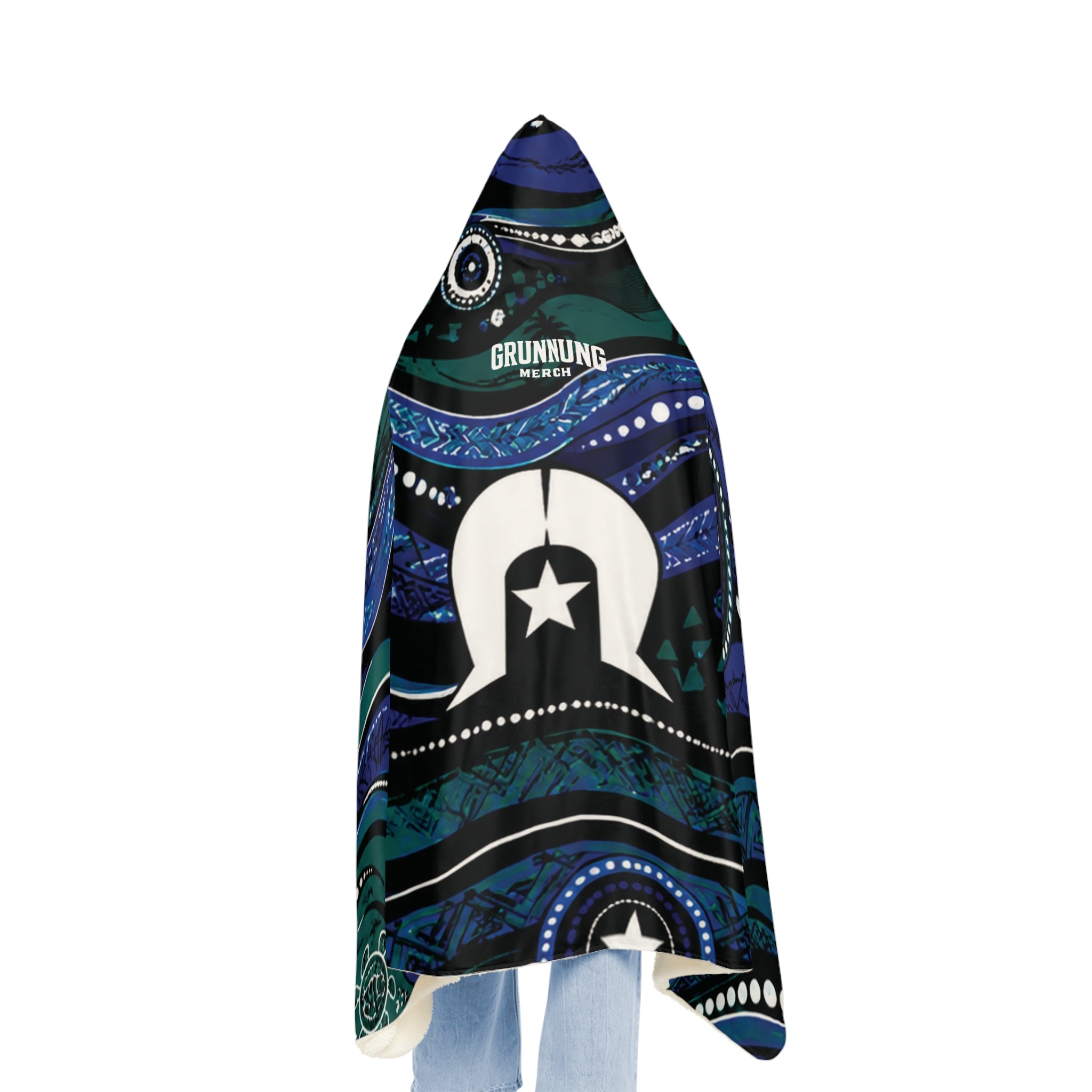 Salt Water Strong Hooded Snuggle Blanket