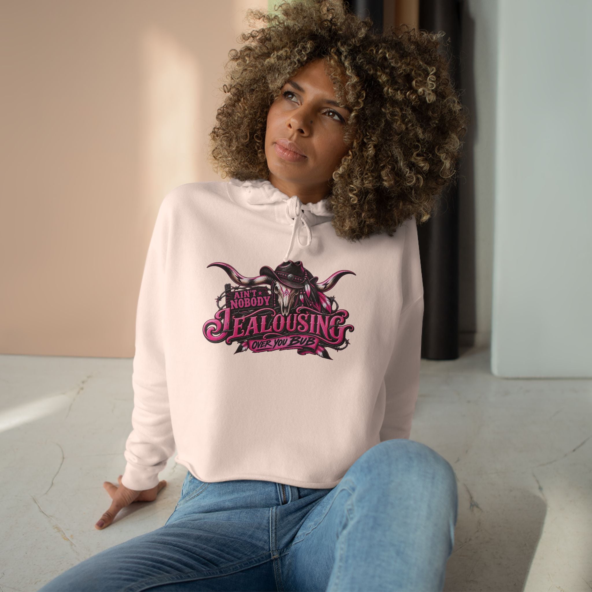 Jealousing Crop Hoodie