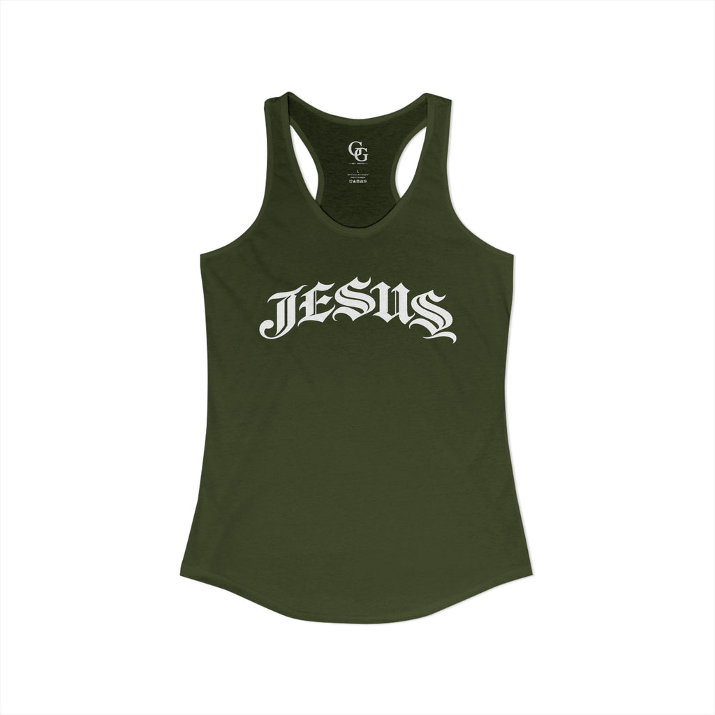 JESUS Women's Ideal Racerback Tank