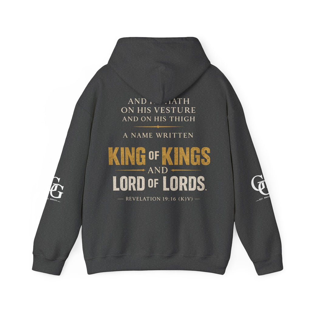Christian 'Christ Is King' Hoodie — King of Kings Scripture Sweatshirt
