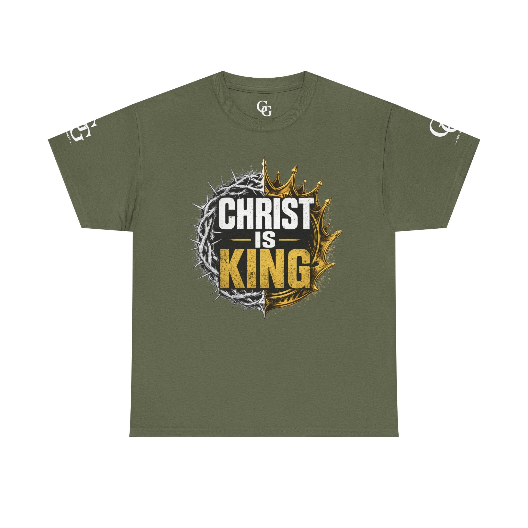 CHRIST IS KING – Christian Heavy Cotton T-Shirt