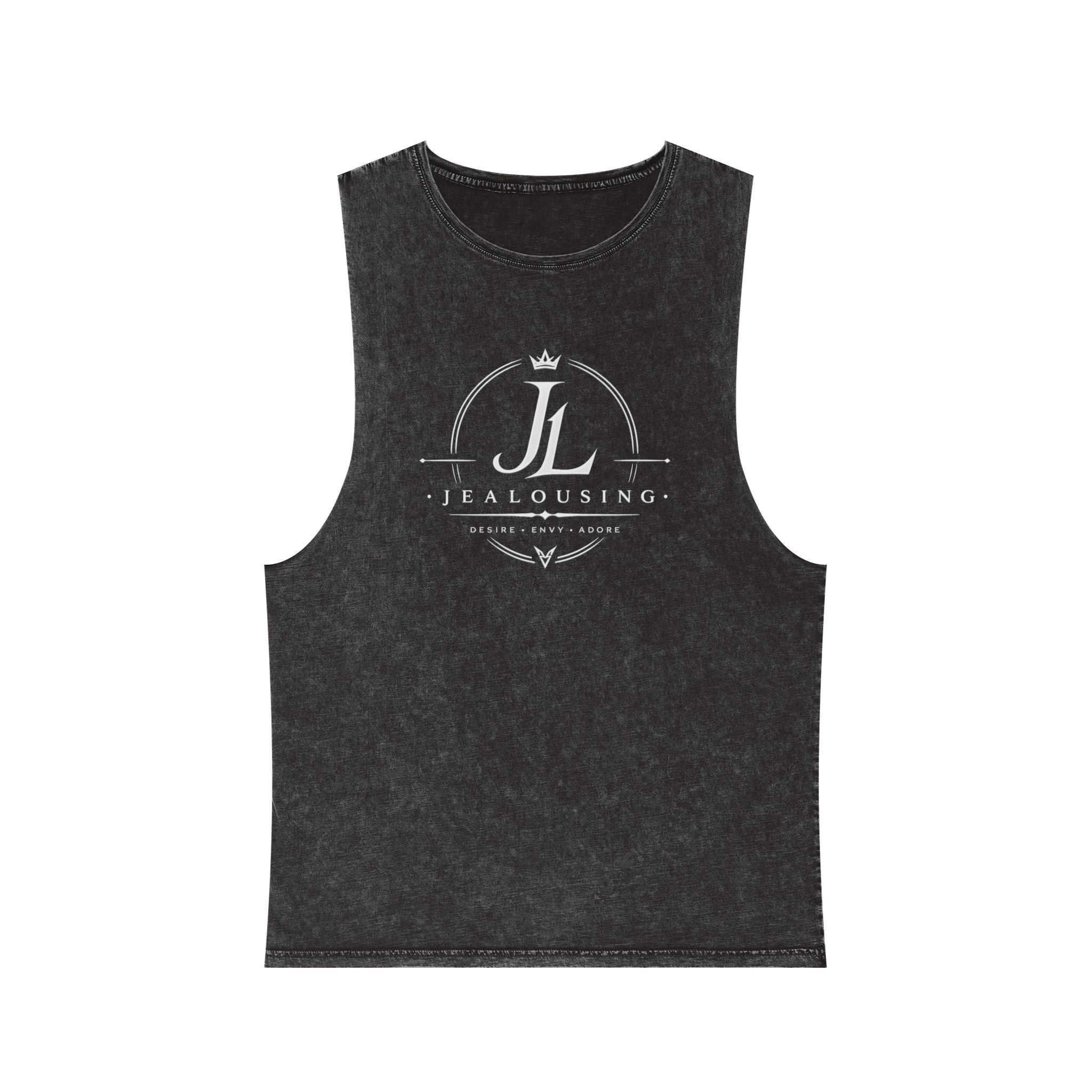 Unisex Jealousing Stonewash Singlet