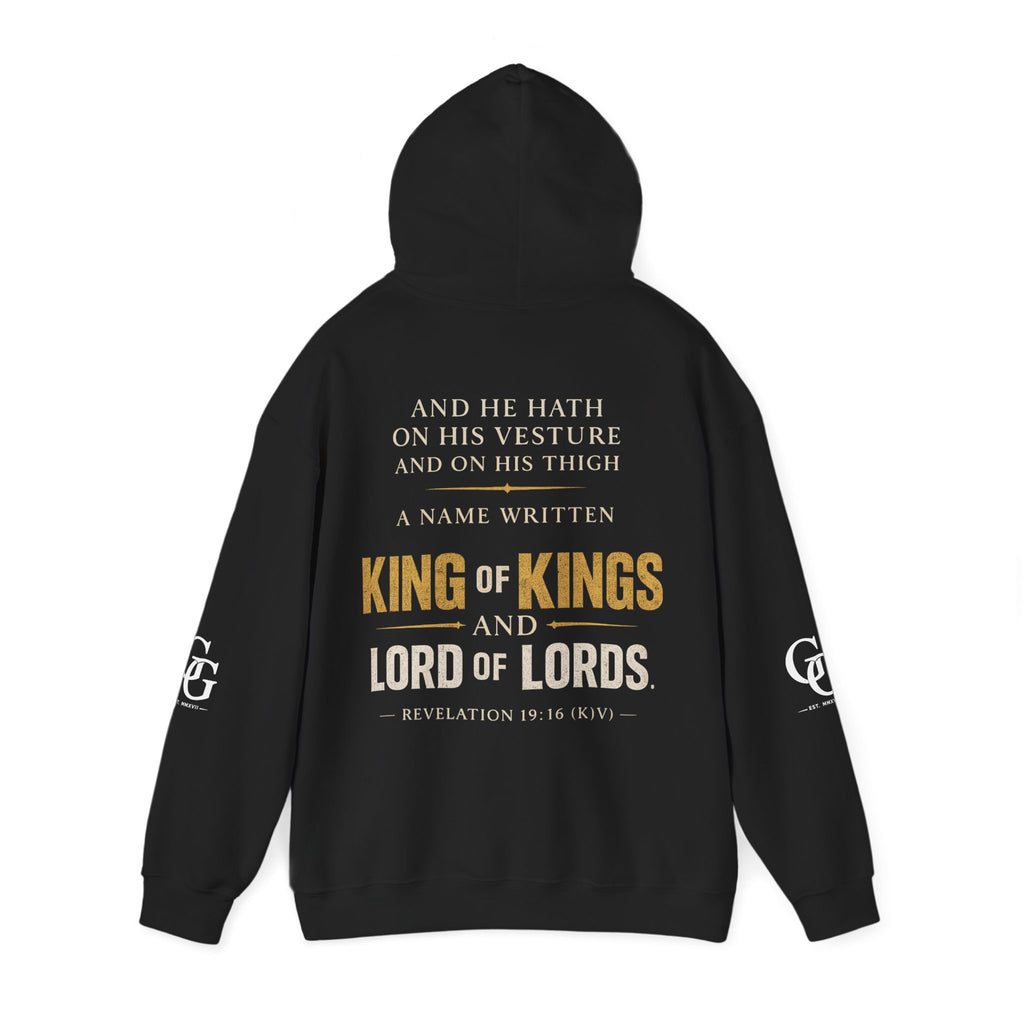 Christian 'Christ Is King' Hoodie — King of Kings Scripture Sweatshirt