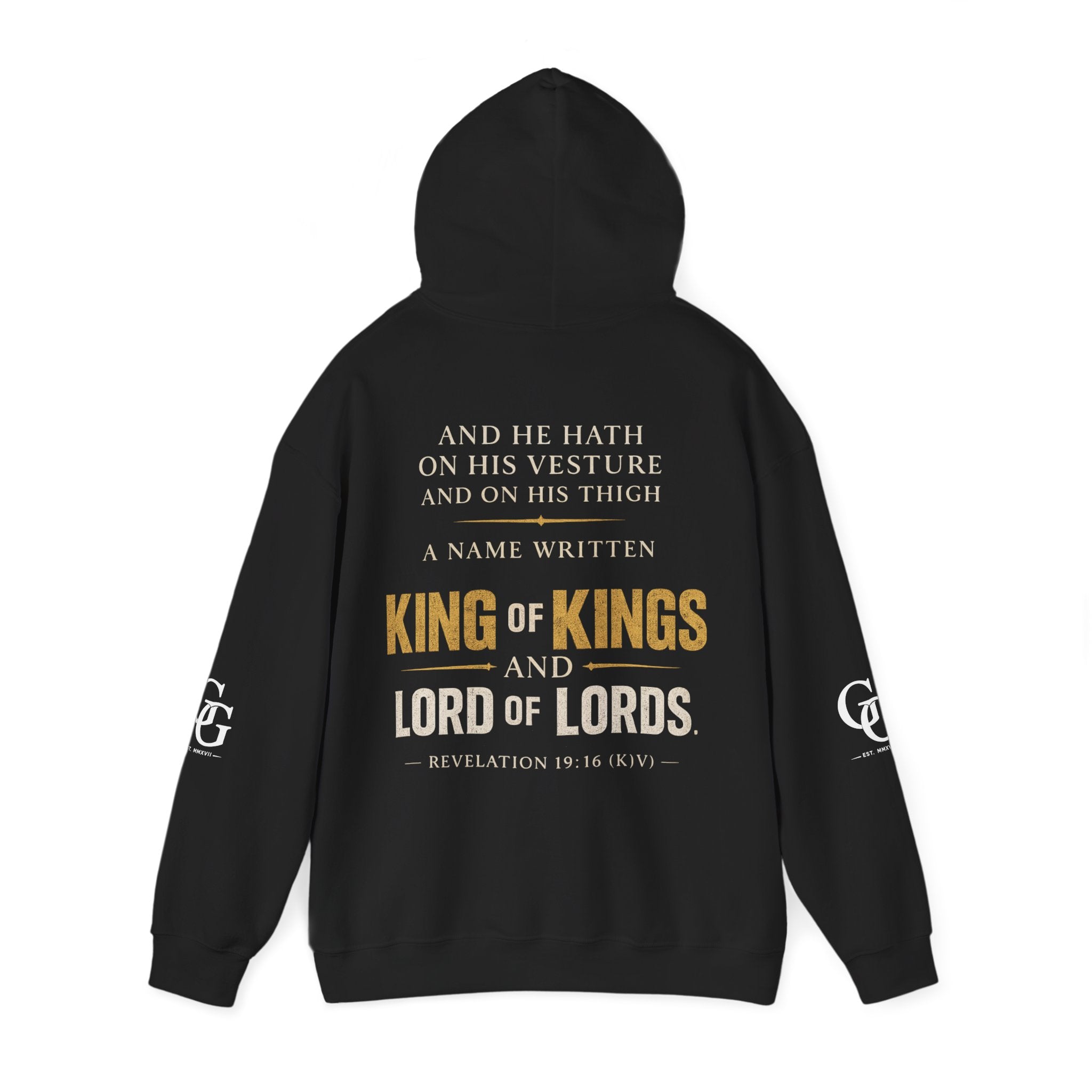 Christian 'Christ Is King' Hoodie — King of Kings Scripture Sweatshirt