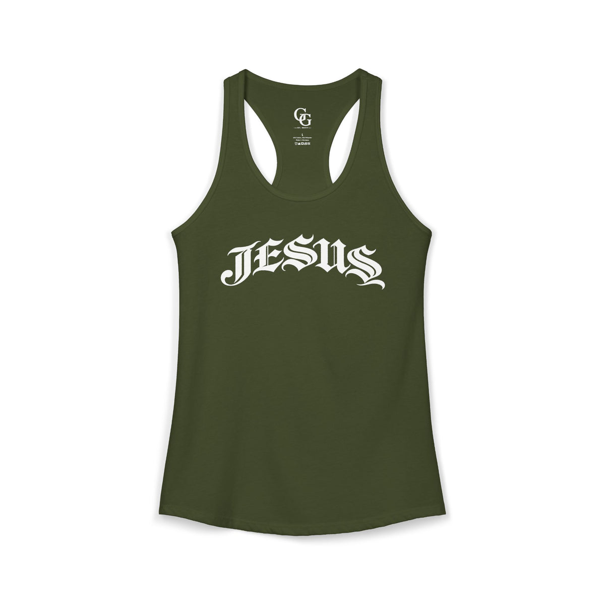 JESUS Women's Ideal Racerback Tank