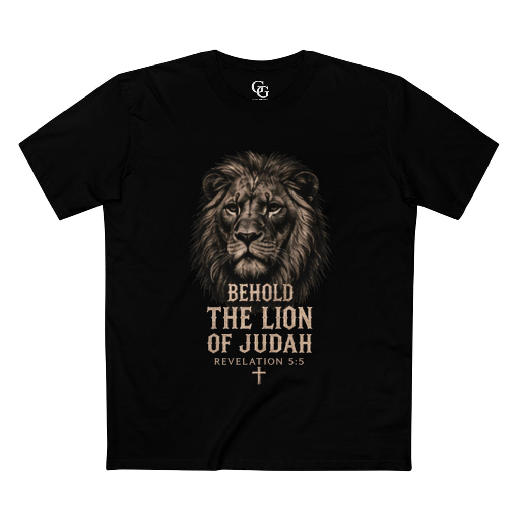 Lion of Judah T-Shirt – "Behold the Lion of Judah" Christian Tee (Revelation 5:5)