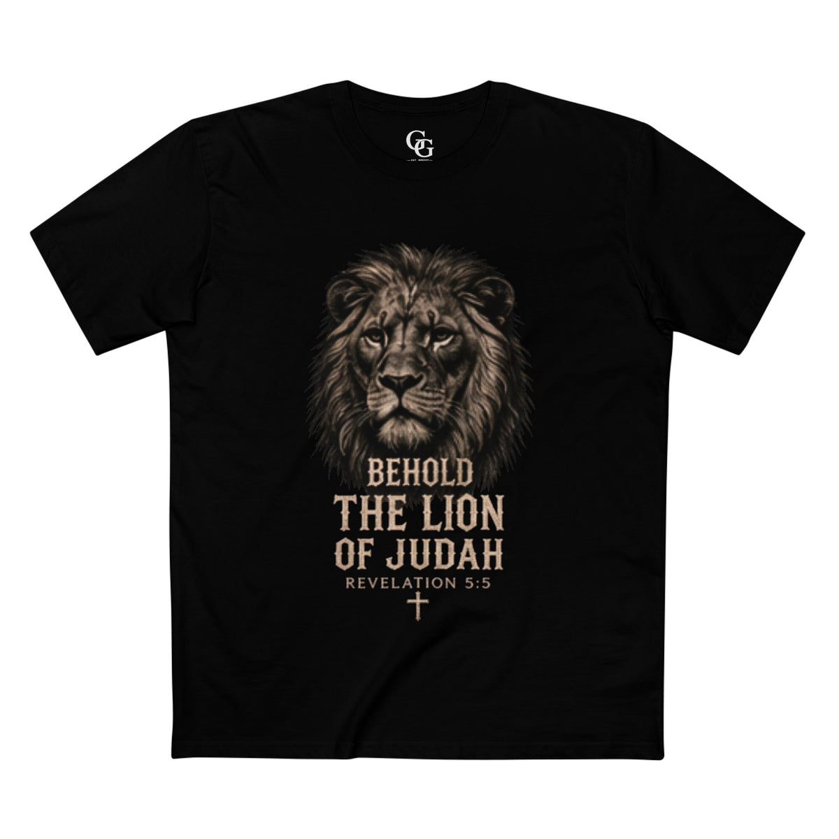 Lion of Judah T-Shirt – "Behold the Lion of Judah" Christian Tee (Revelation 5:5)