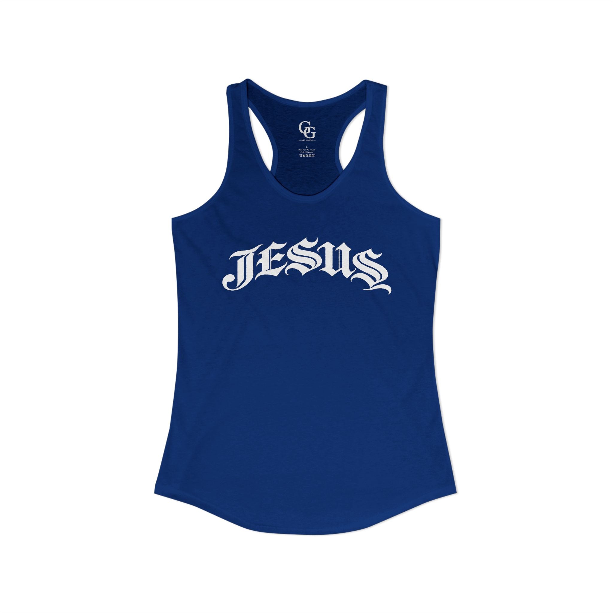 JESUS Women's Ideal Racerback Tank