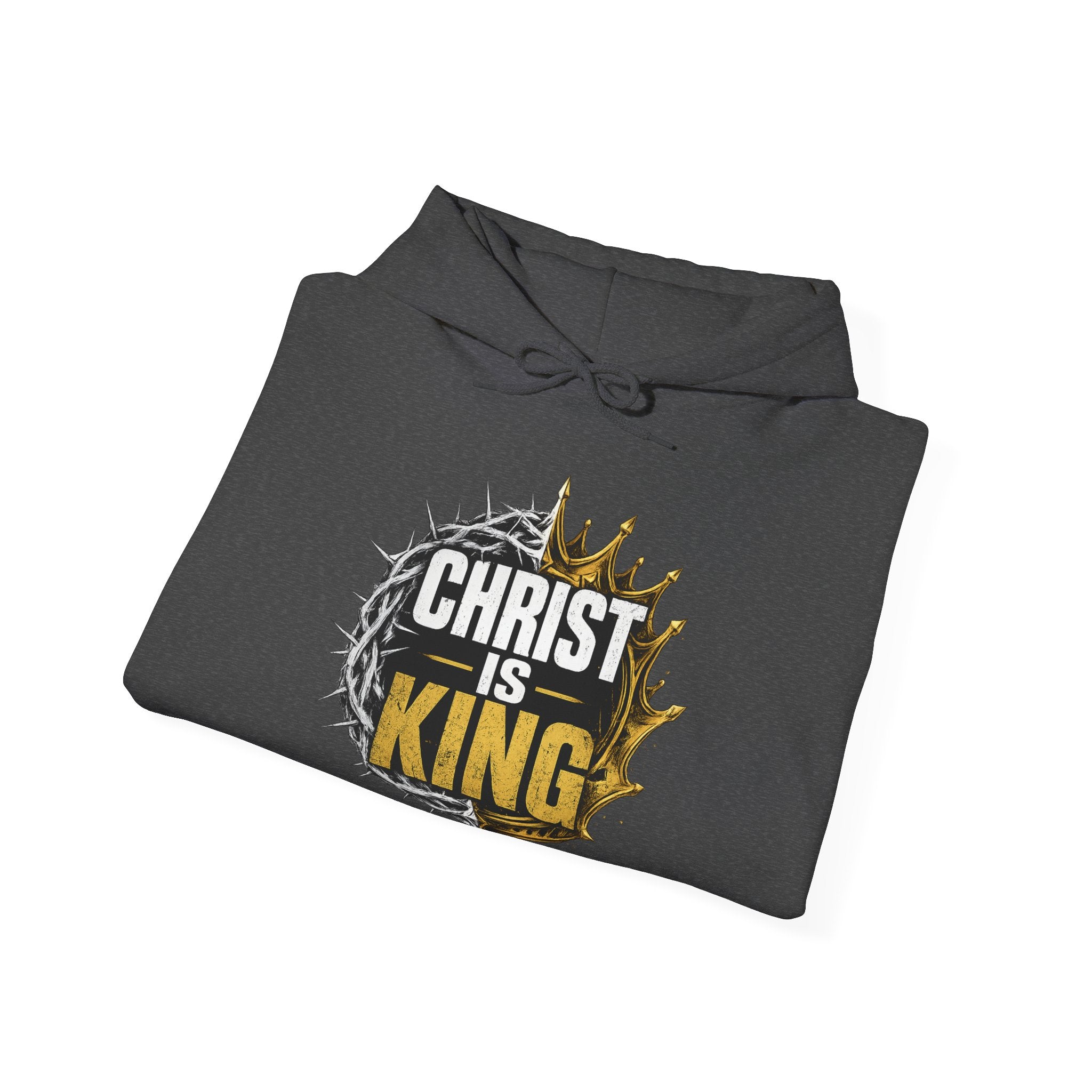 Christian 'Christ Is King' Hoodie — King of Kings Scripture Sweatshirt