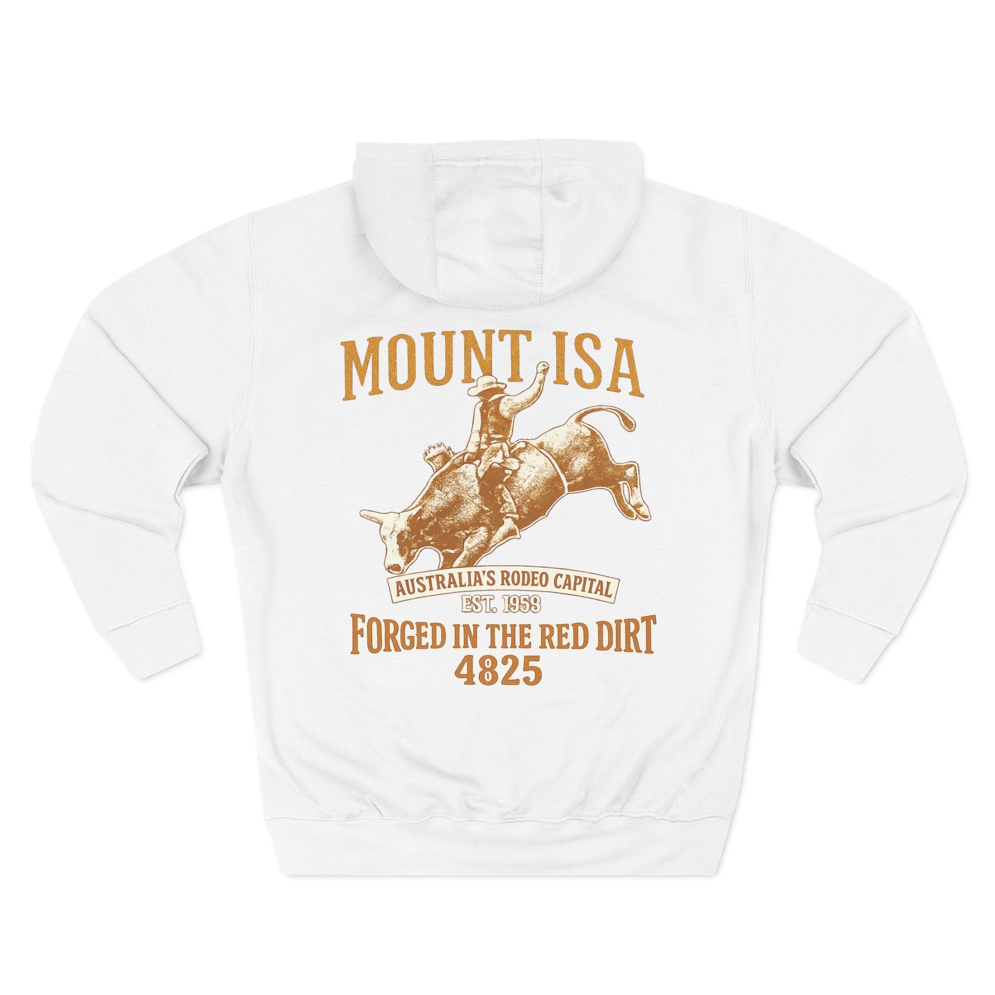 'Forged In The Red Dirt'  Premium Unisex Heavyweight Hoodie