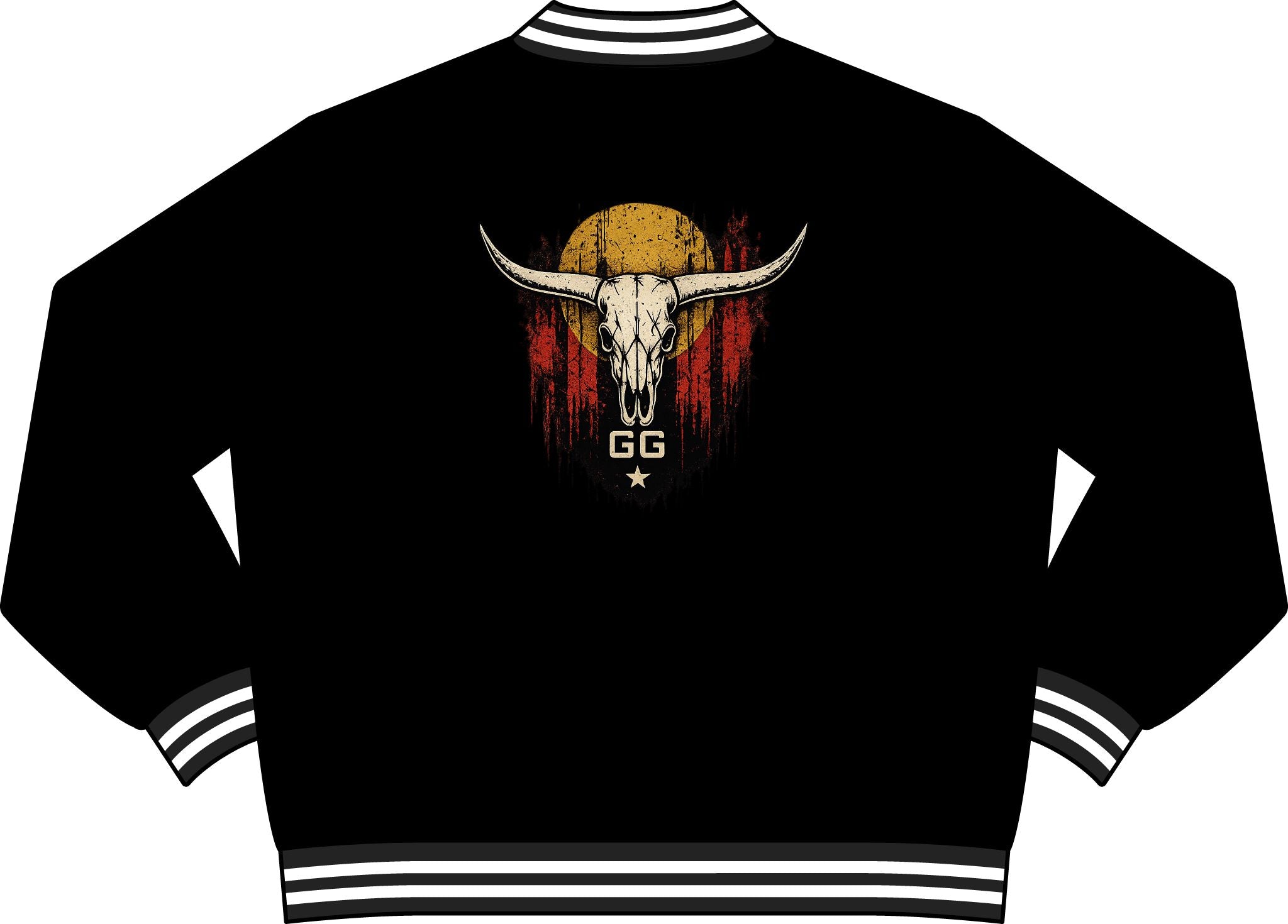 GG Aboriginal Longhorn Unisex Varsity Bomber Jacket