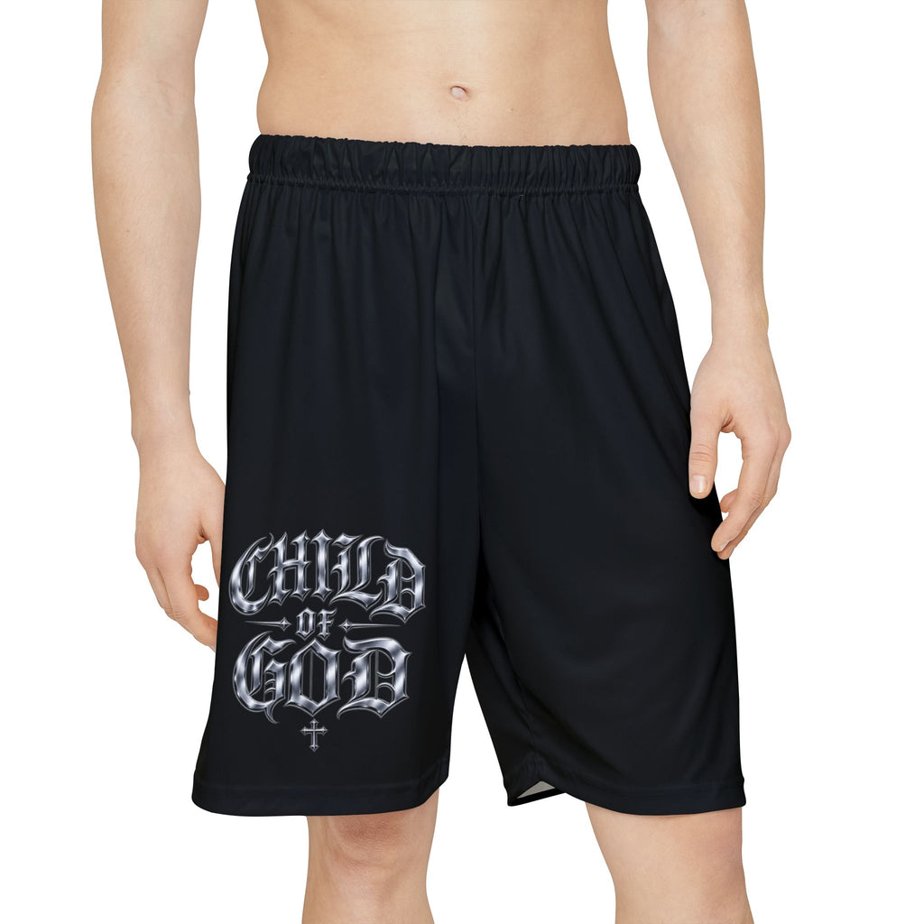 CHILD OF GOD Men’s Sports Shorts (AOP)