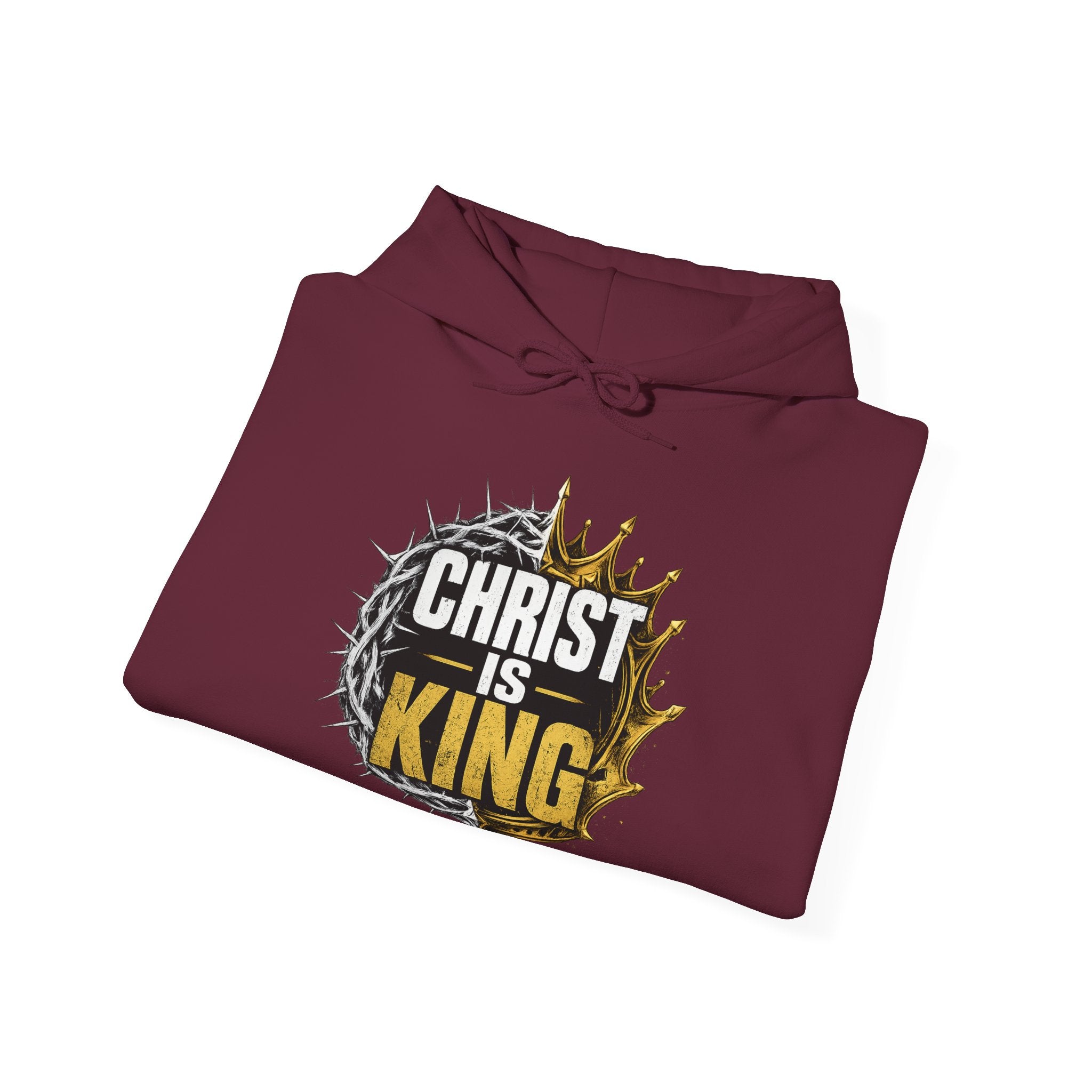 Christian 'Christ Is King' Hoodie — King of Kings Scripture Sweatshirt