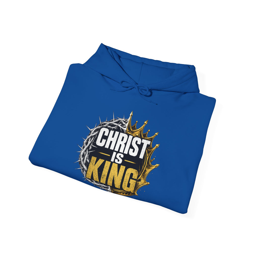 Christian 'Christ Is King' Hoodie — King of Kings Scripture Sweatshirt