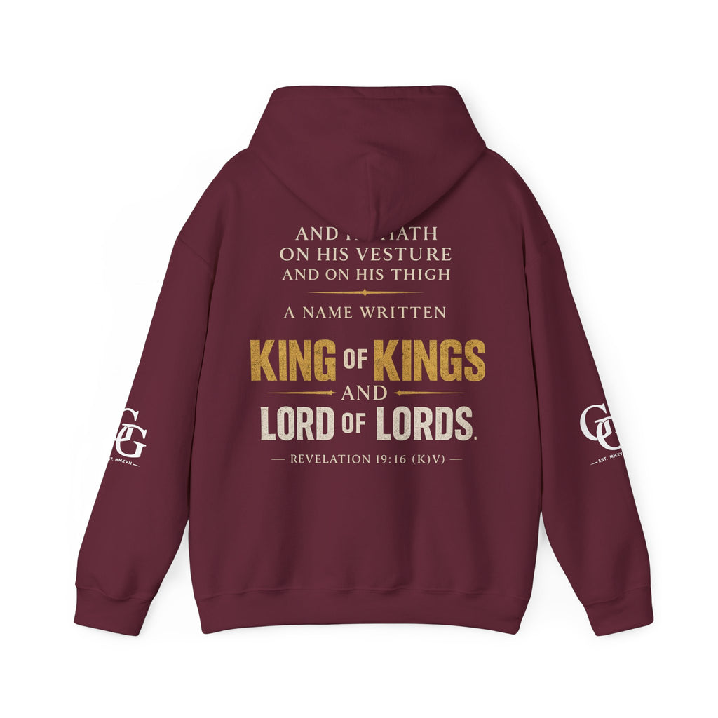 Christian 'Christ Is King' Hoodie — King of Kings Scripture Sweatshirt