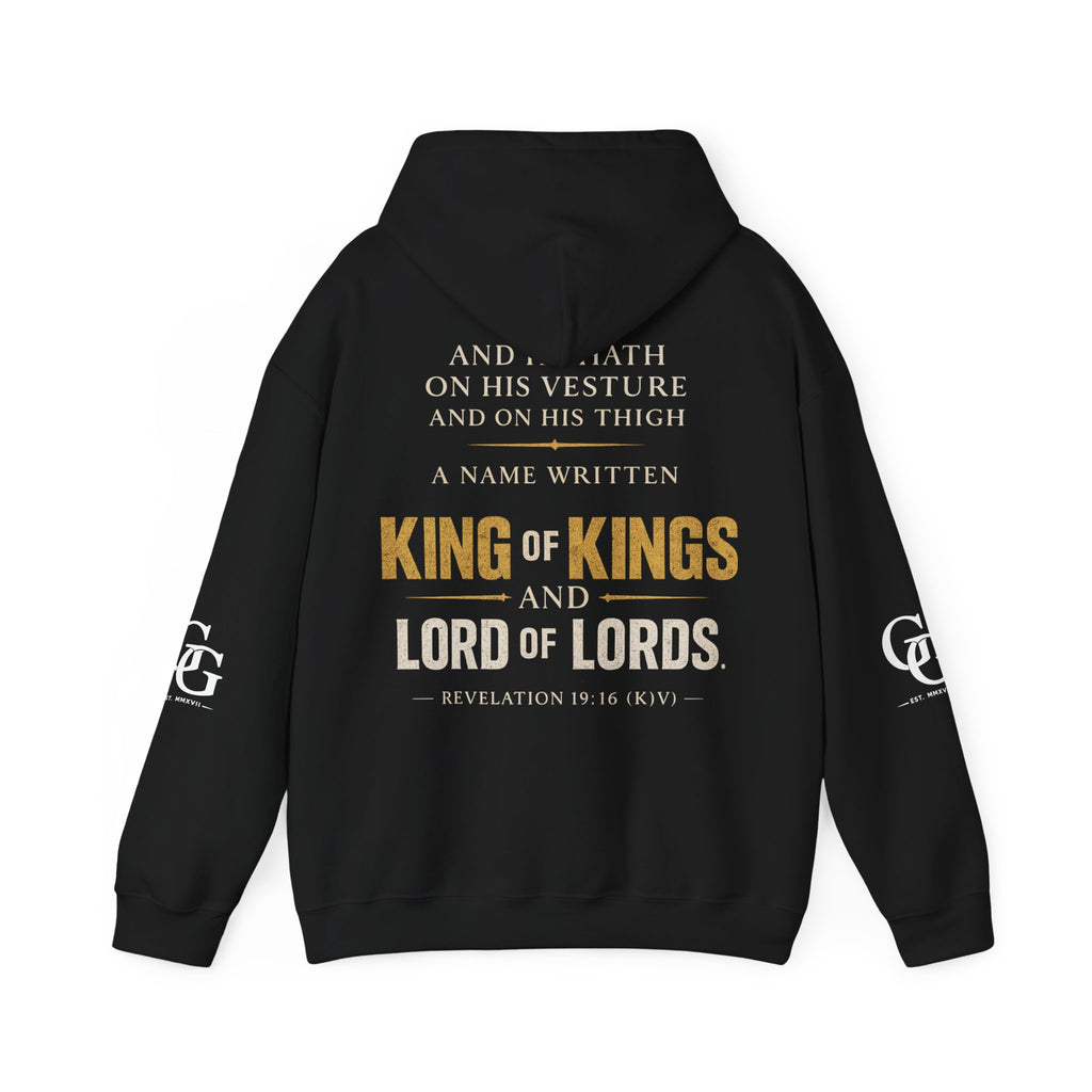 Christian 'Christ Is King' Hoodie — King of Kings Scripture Sweatshirt